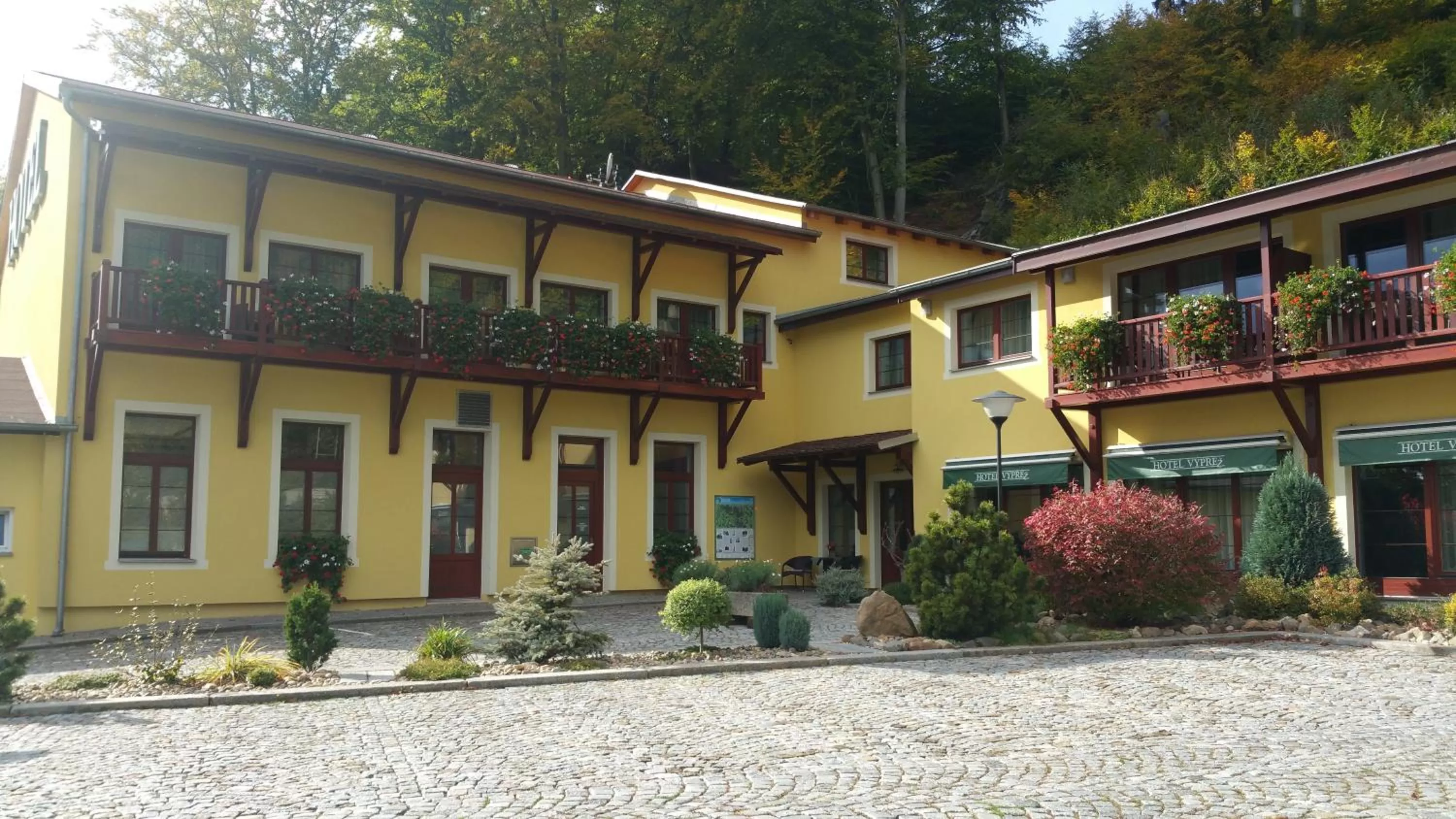 Facade/entrance in Hotel Výpřež - Děčín