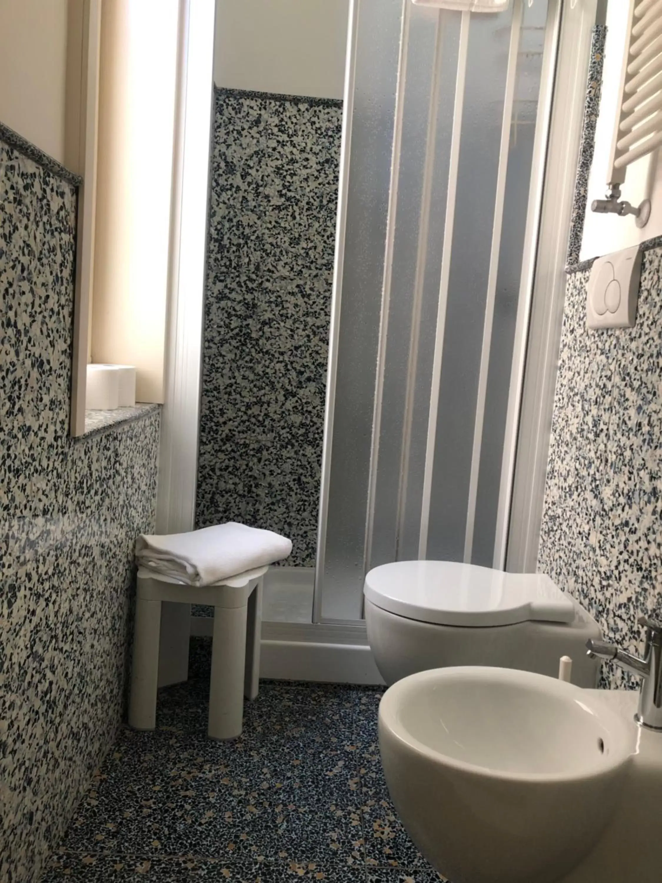 Shower, Bathroom in CityHotel Cristina Vicenza