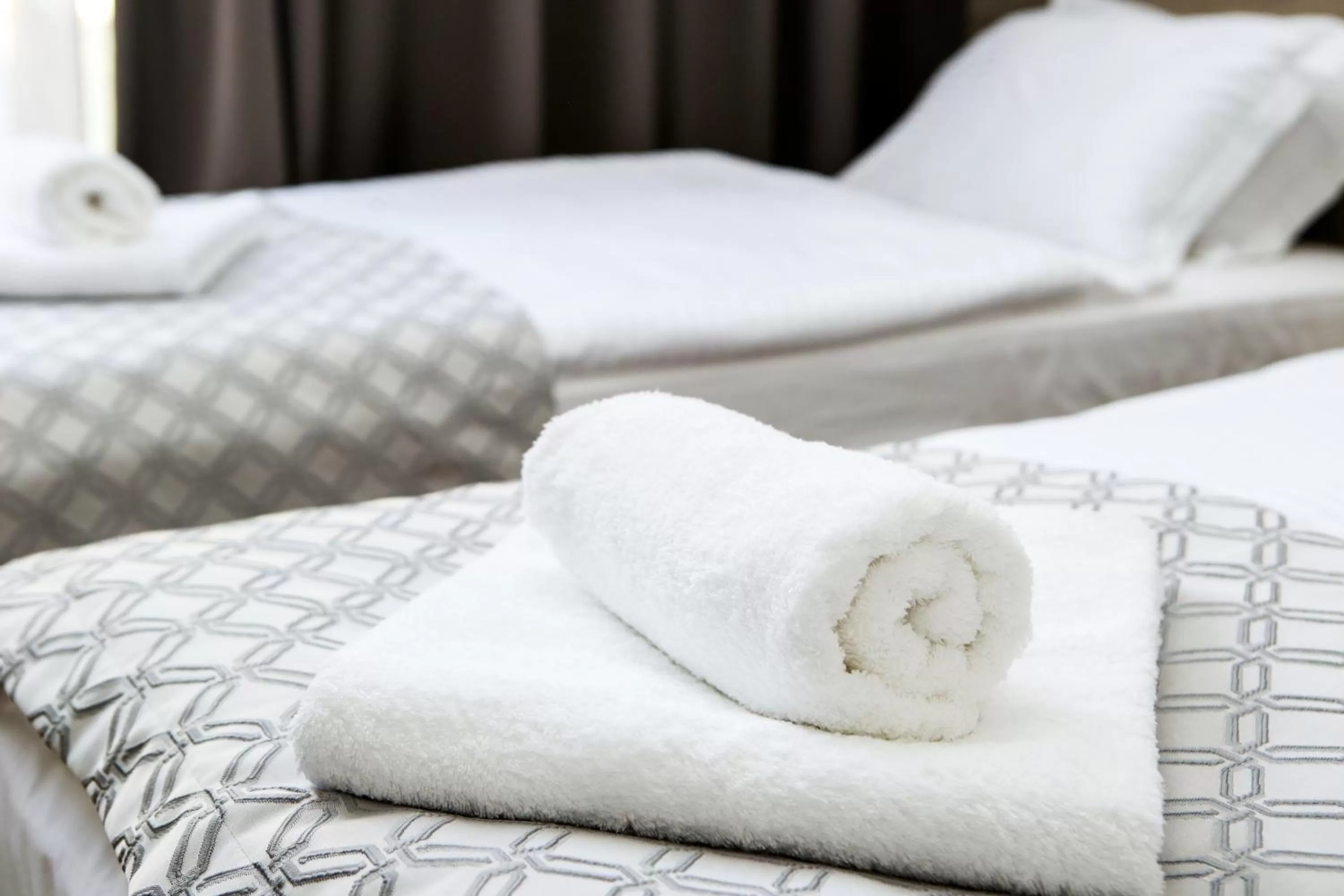 Bed in Hotel Antonio