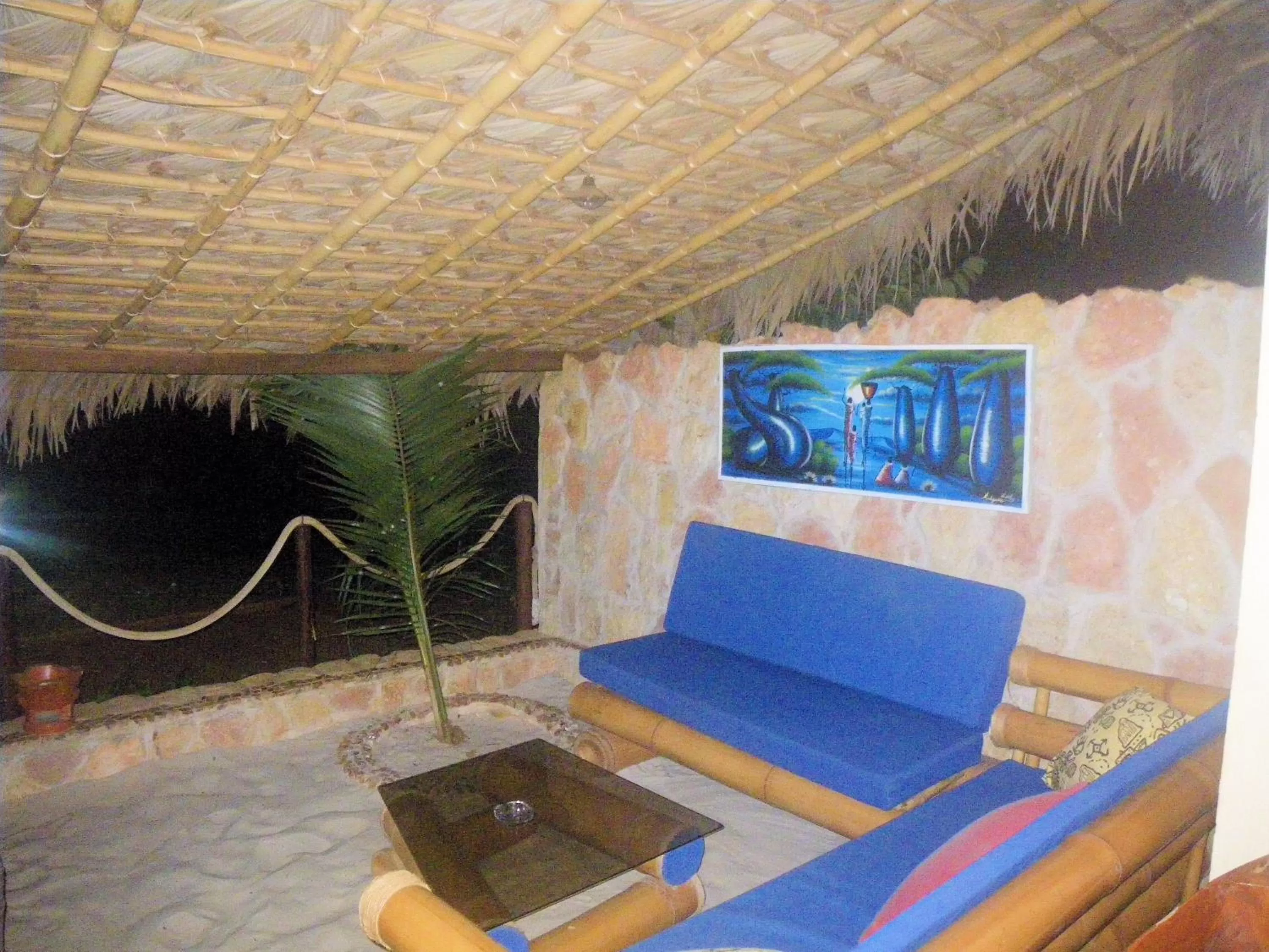 Patio in Hotel Lakana Ramena