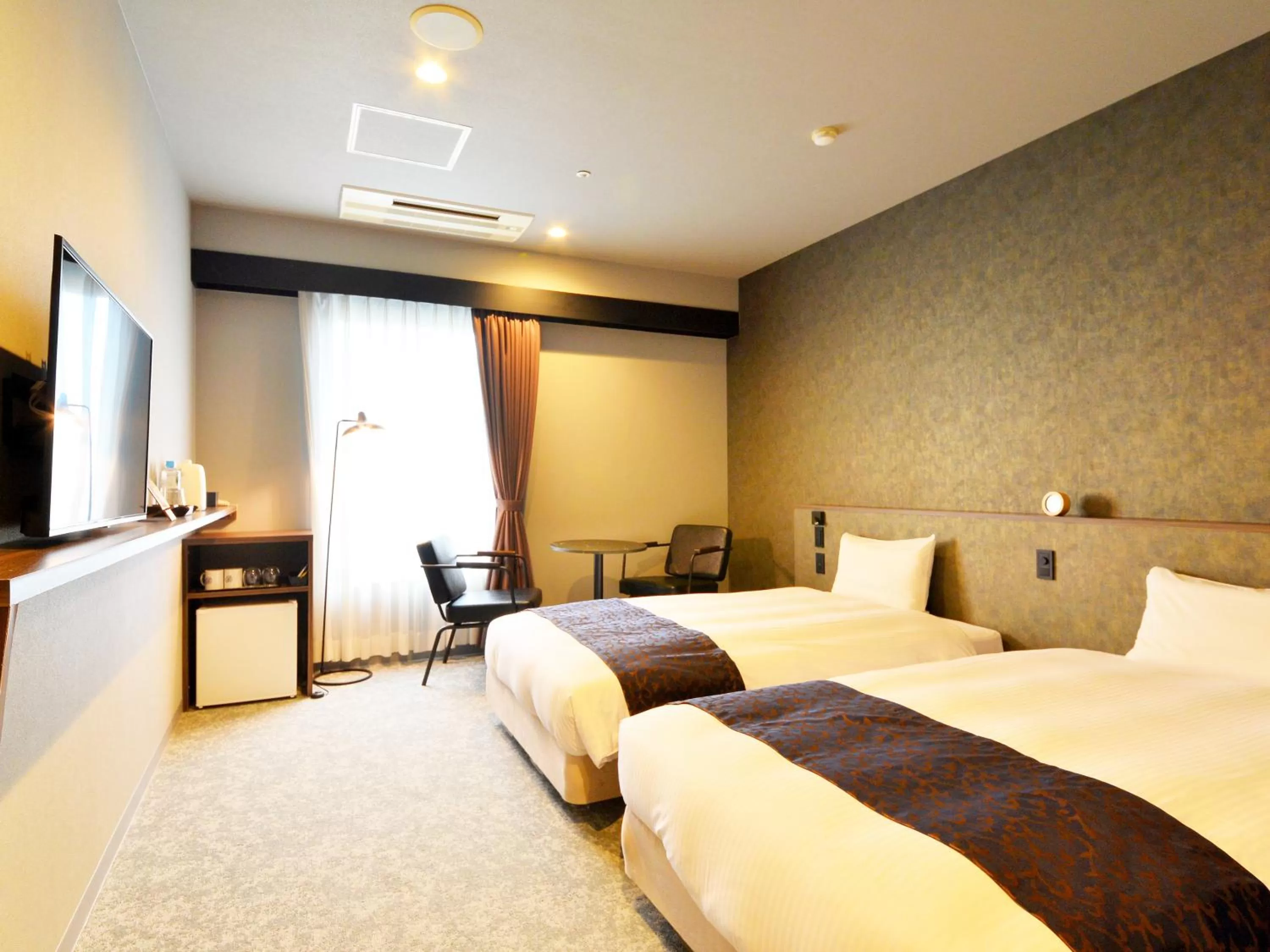 Photo of the whole room, Bed in LC Goryokaku Hotel