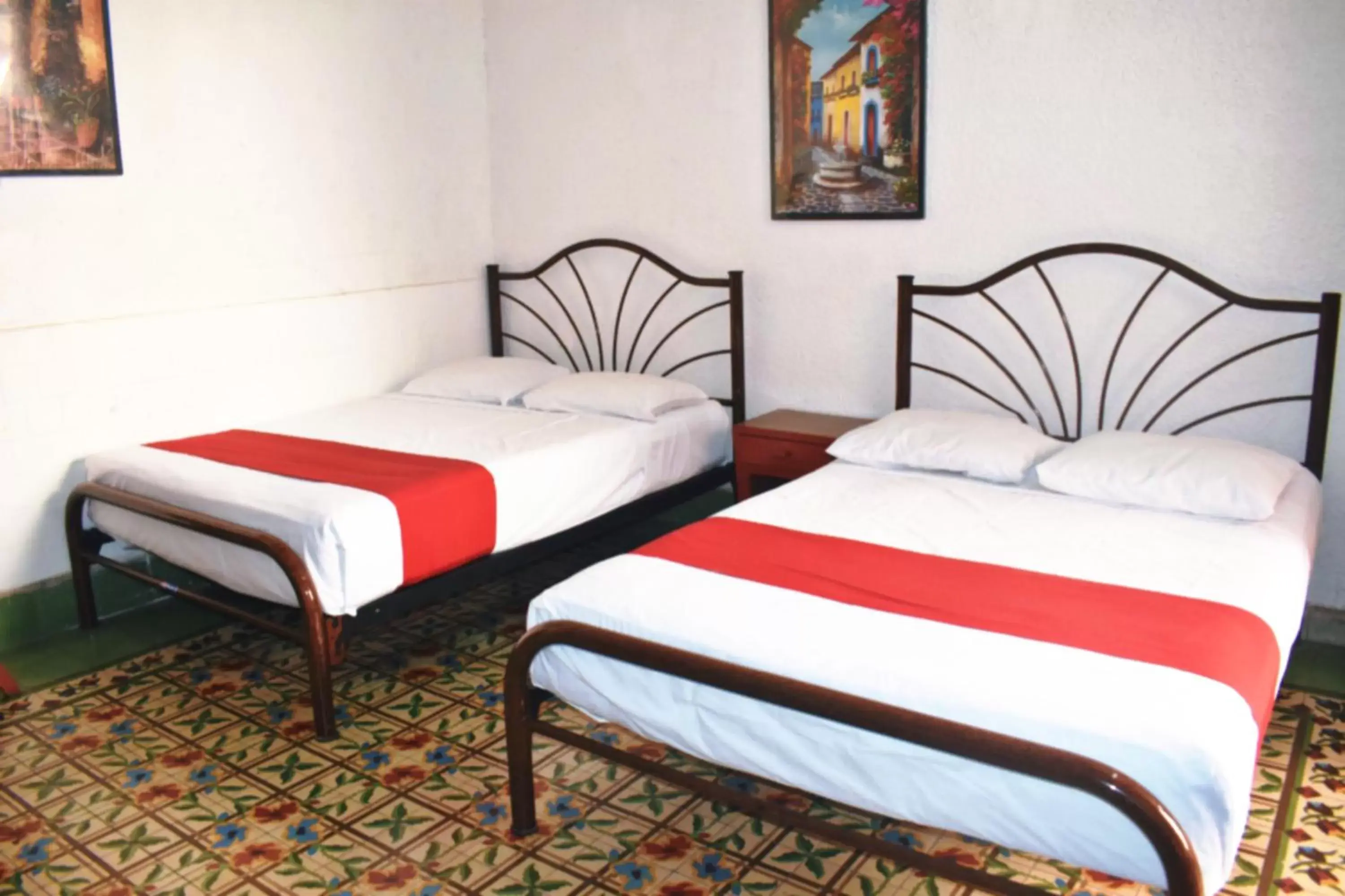 Bed in Hotel Margarita