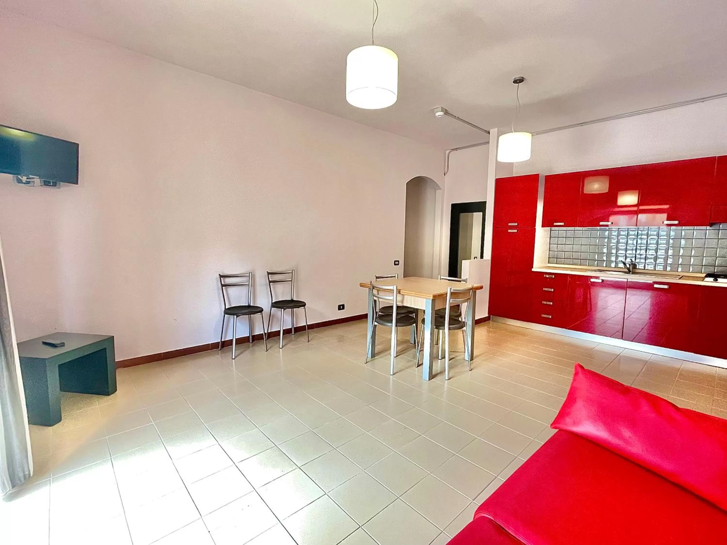 Kitchen or kitchenette in Aparthotel Isabella