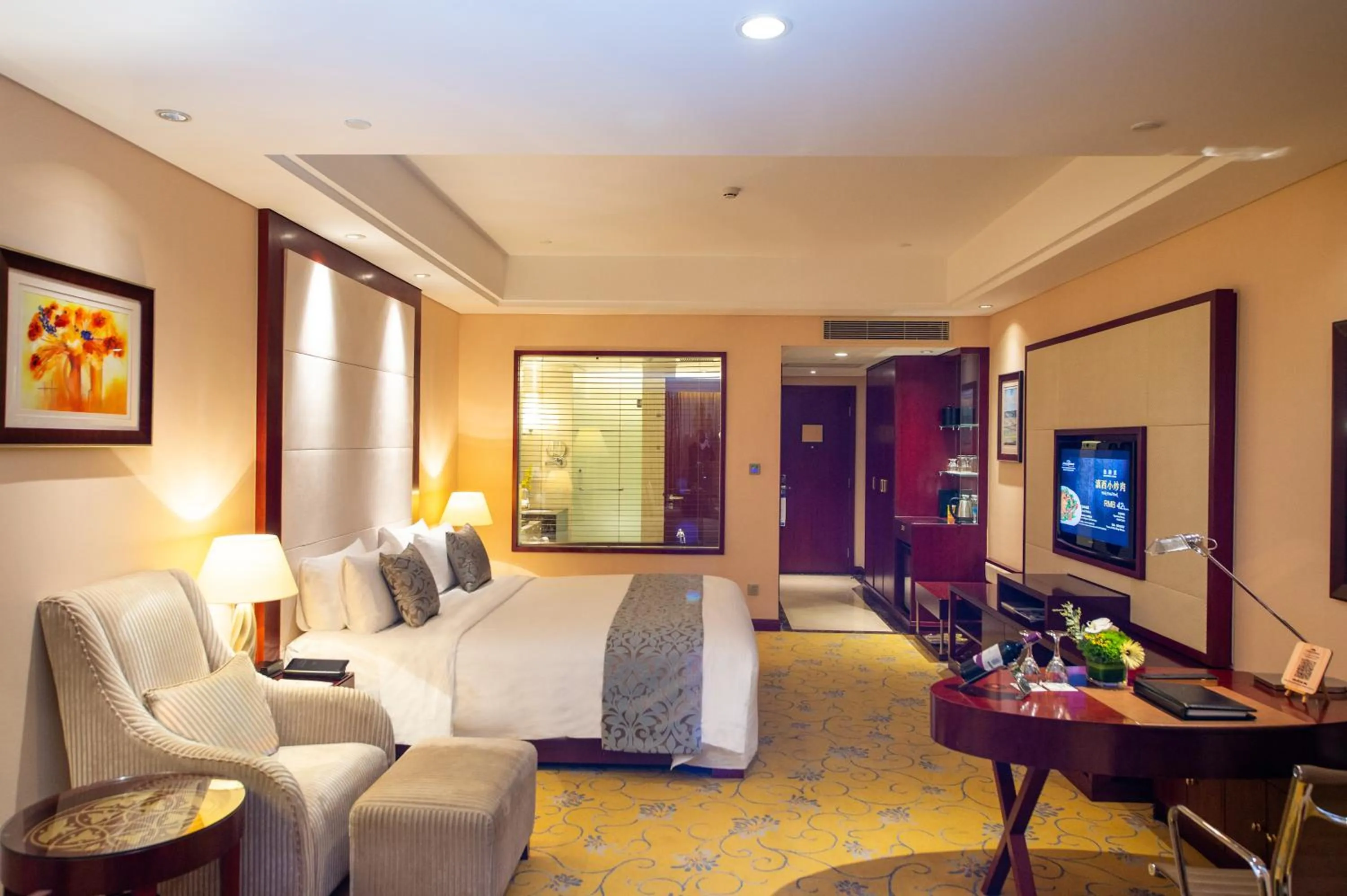 Seating area in Howard Johnson Tropical Garden Plaza Kunming