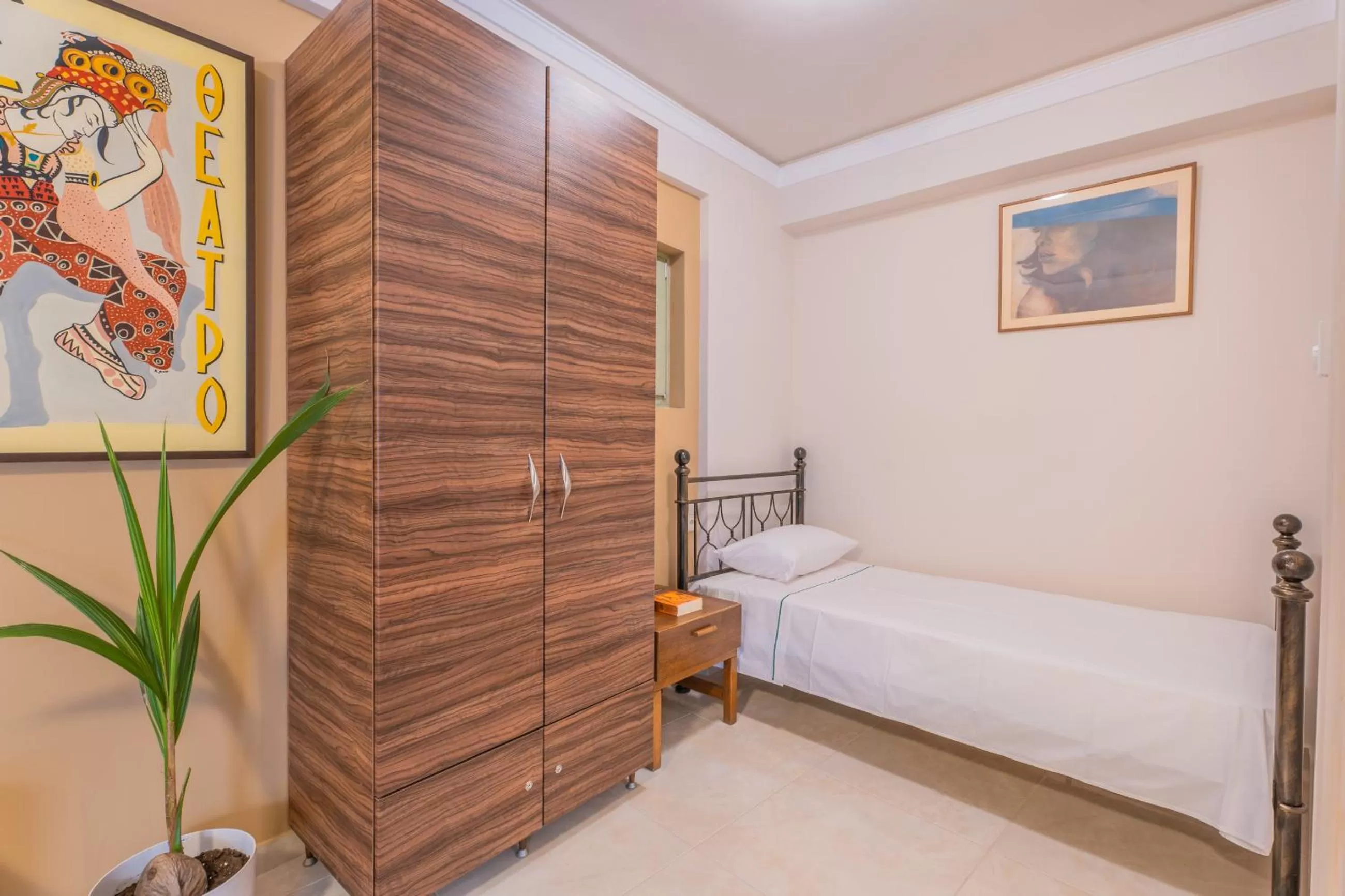 Bed in The Stone Manor , Noho boutique hotel Thissio