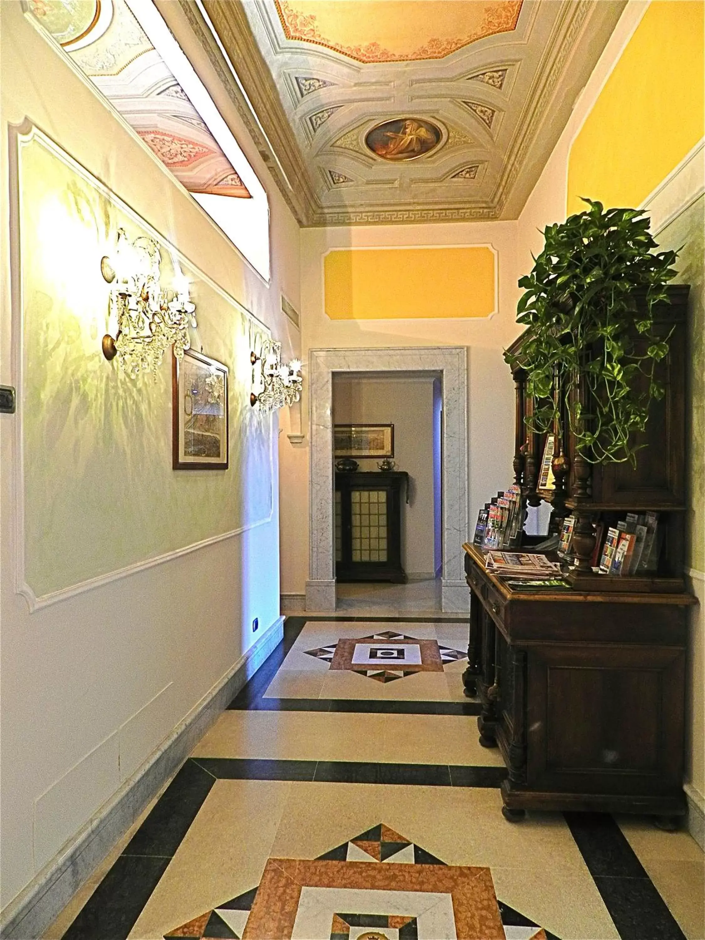 Decorative detail, Lobby/Reception in Domus Florentiae Hotel
