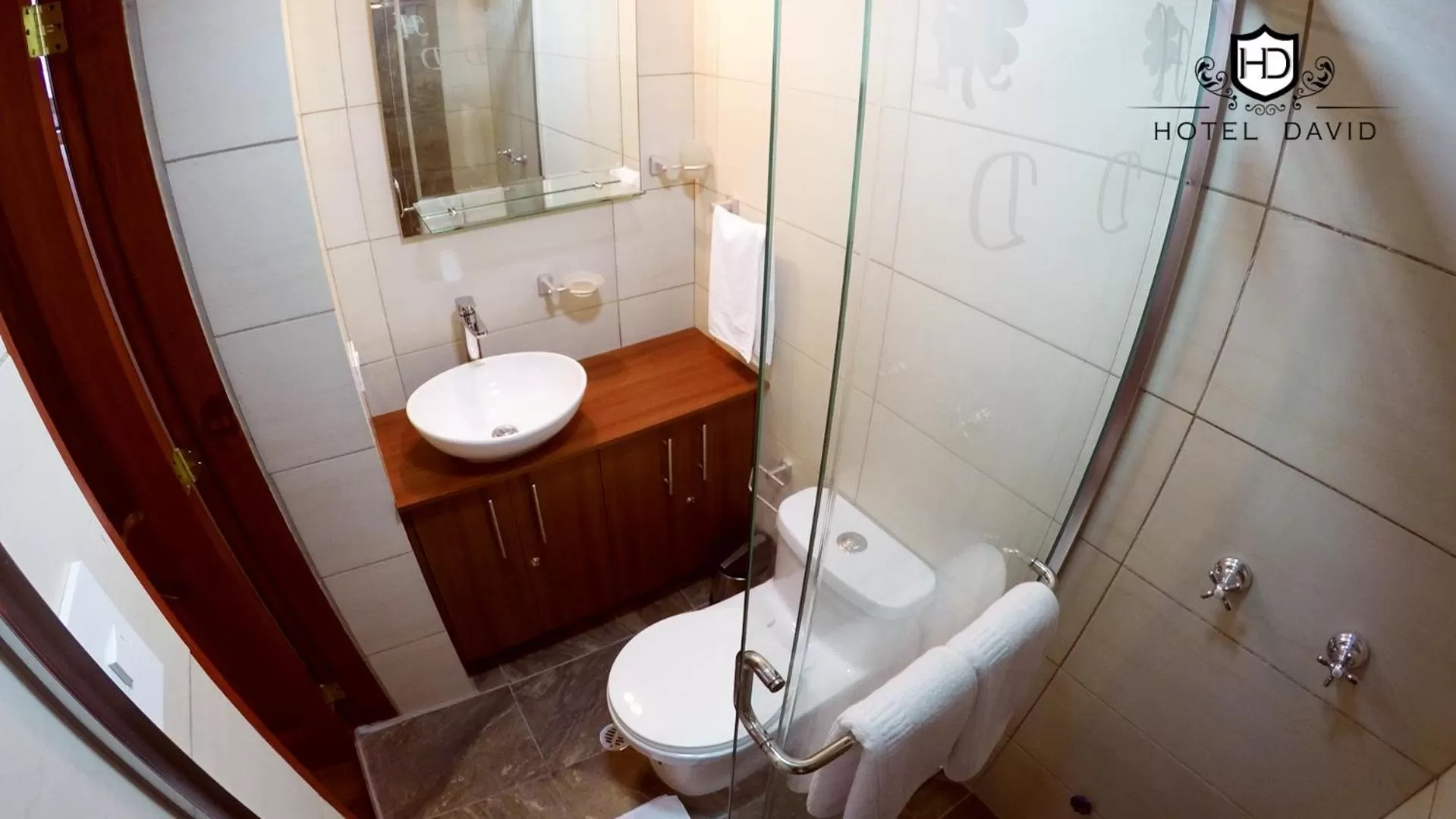 Bathroom in Hotel David