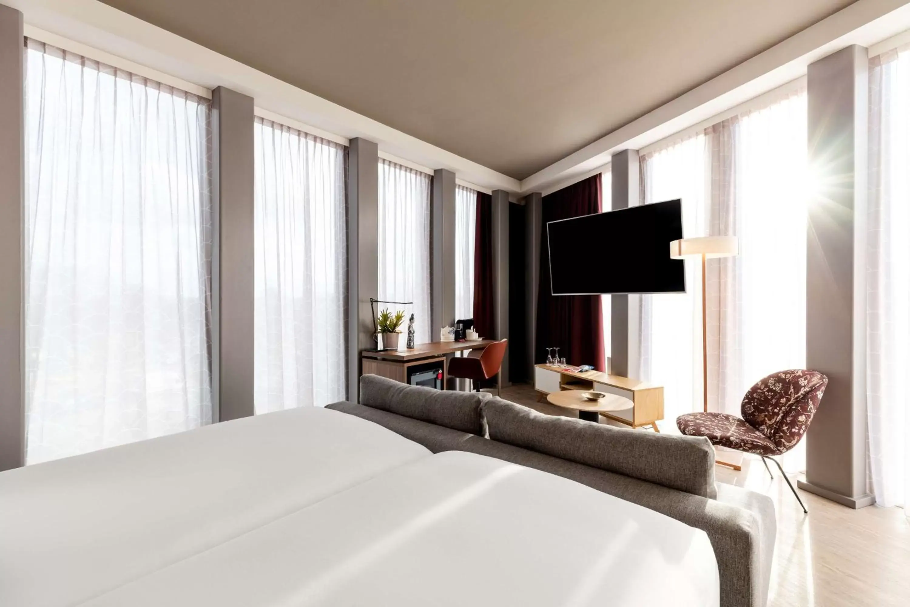 Bedroom, Bed in nhow Amsterdam Rai