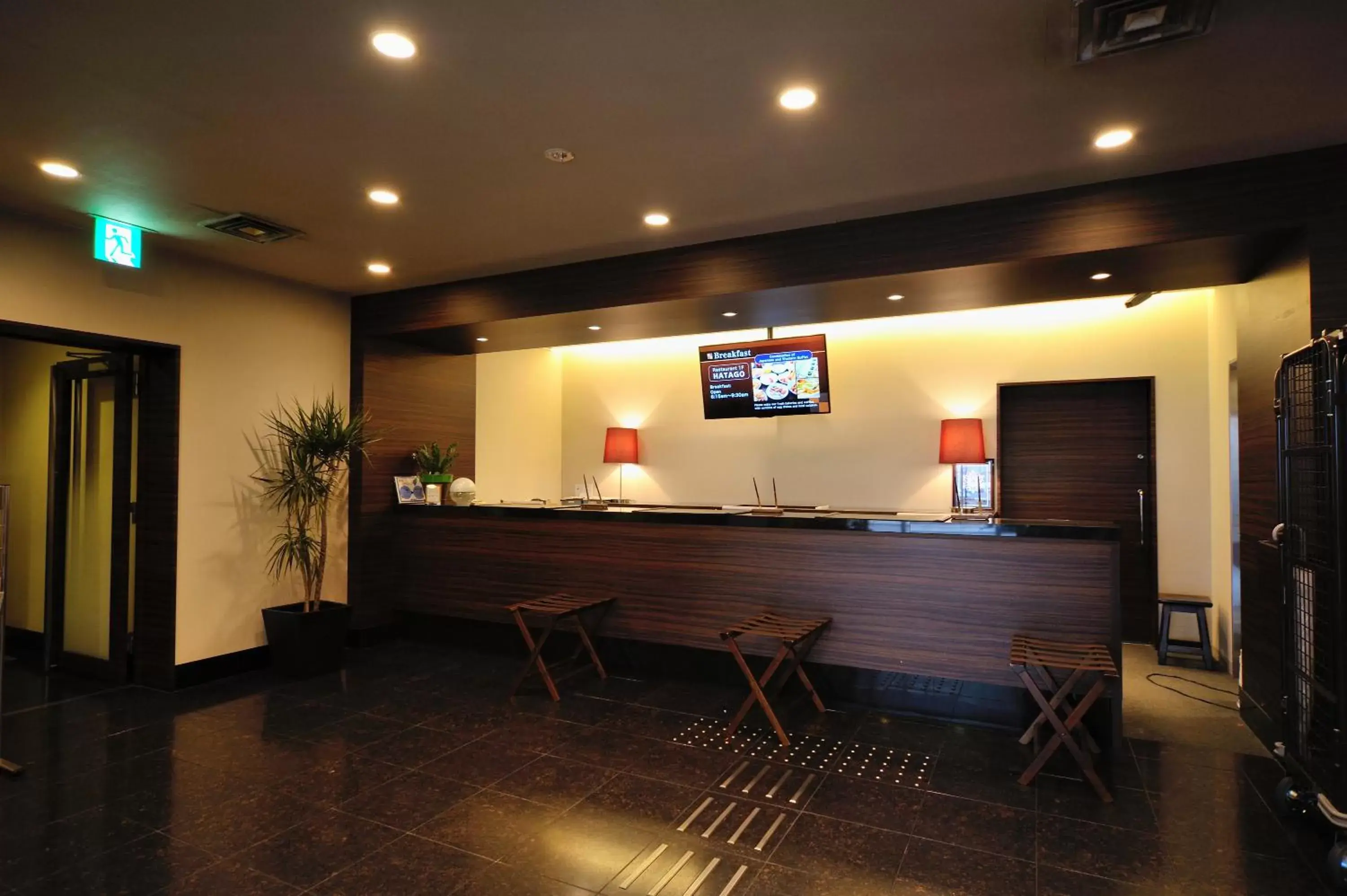Lobby or reception in Dormy Inn Kofu