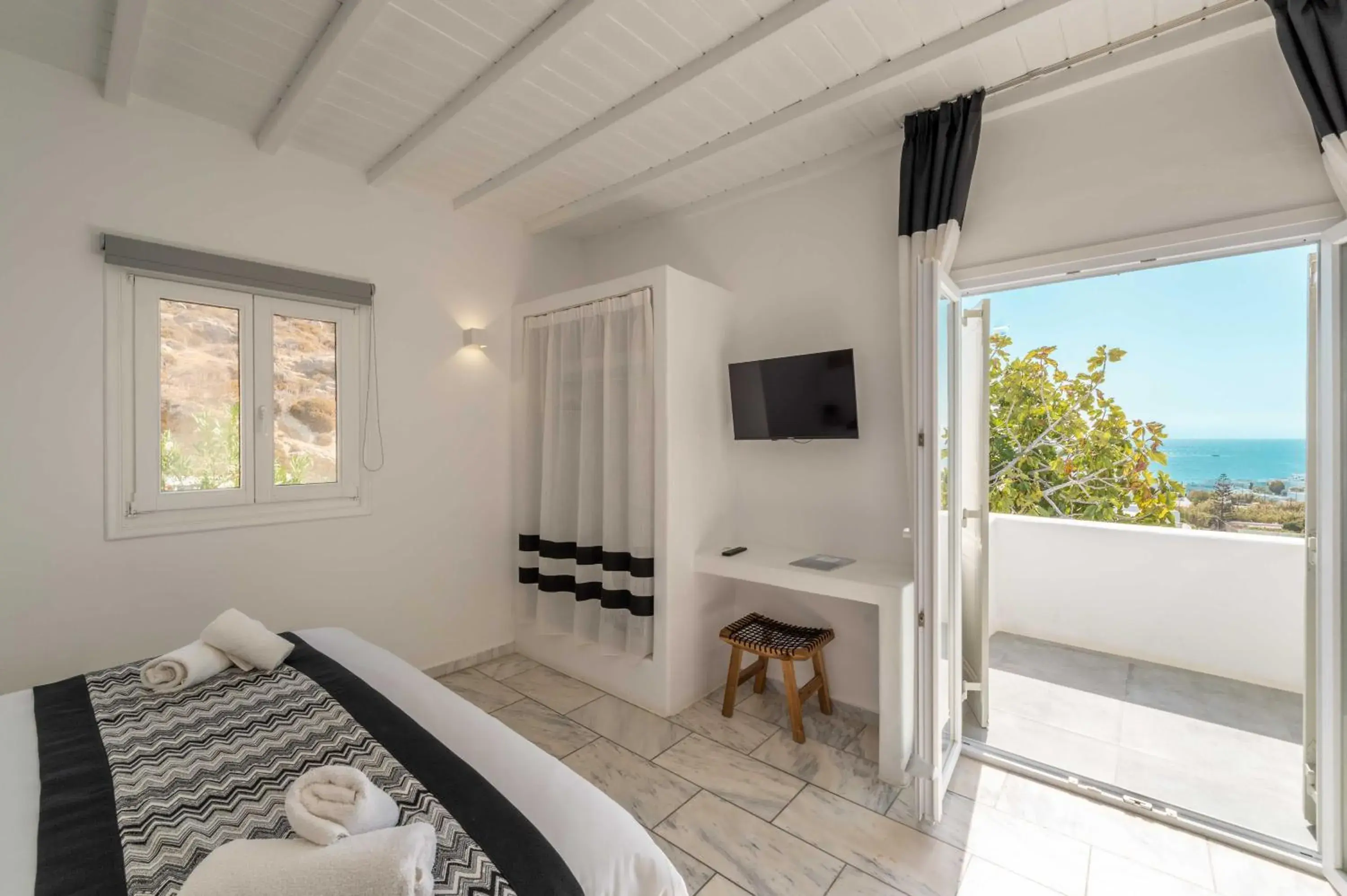 Bedroom in Mr & Mrs White Mykonos