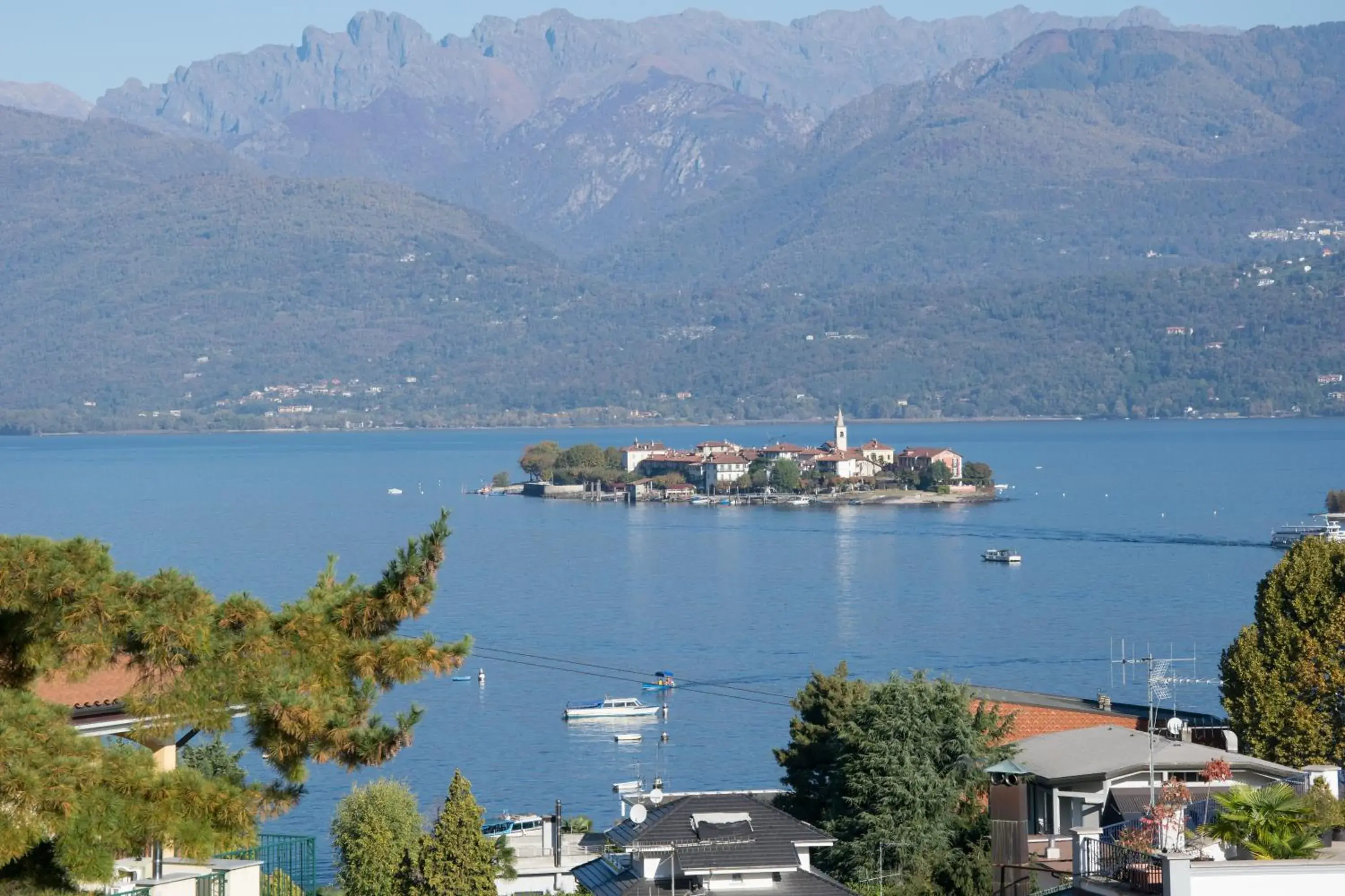Lake view in Hotel Della Torre
