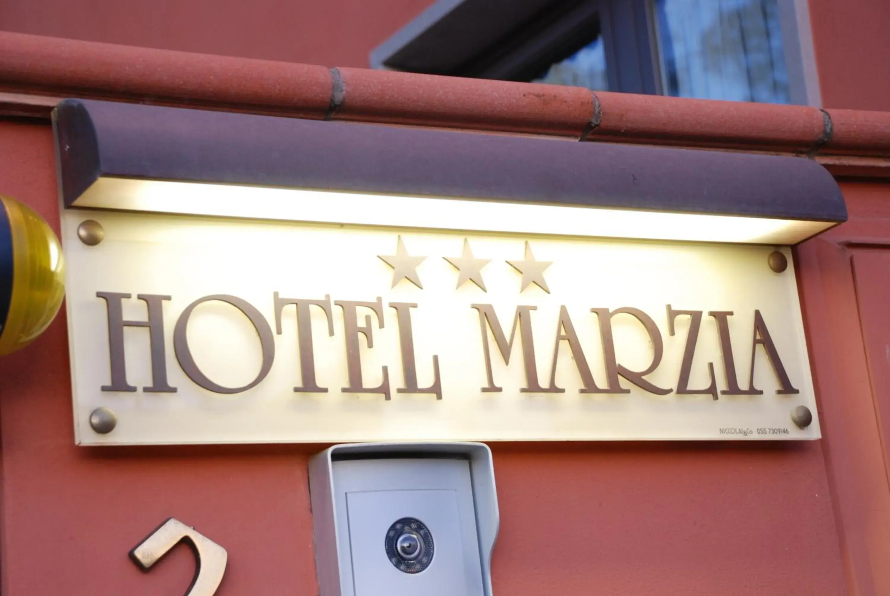 Property Logo/Sign in Hotel Marzia