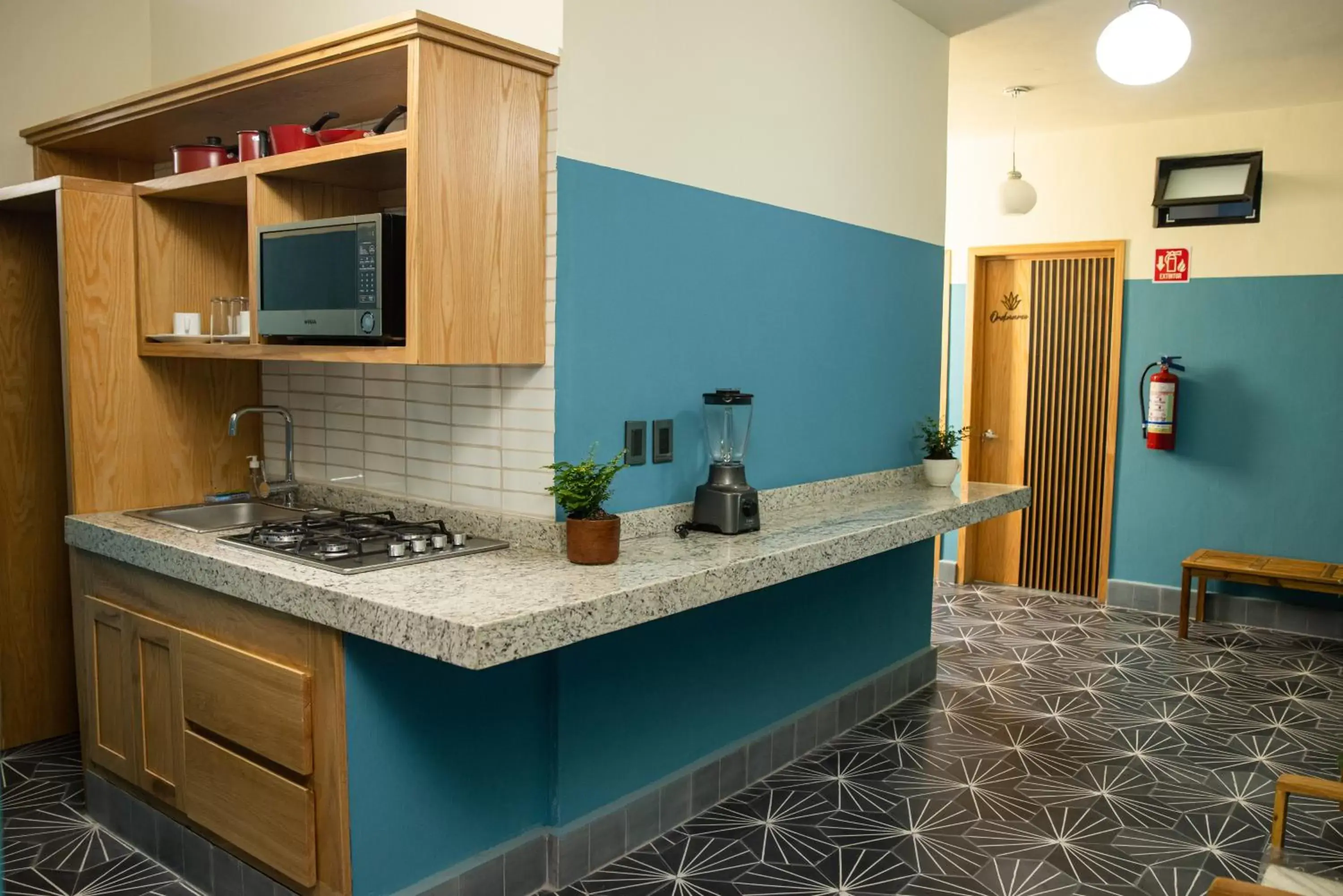 Communal kitchen, Kitchen/Kitchenette in Hotel Casa Jima Agave