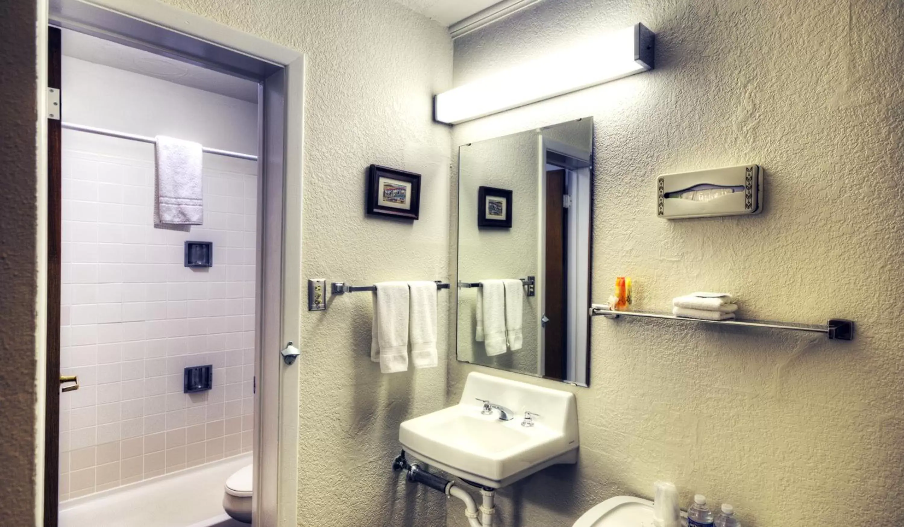 Shower, Bathroom in Roadrunner Lodge Motel