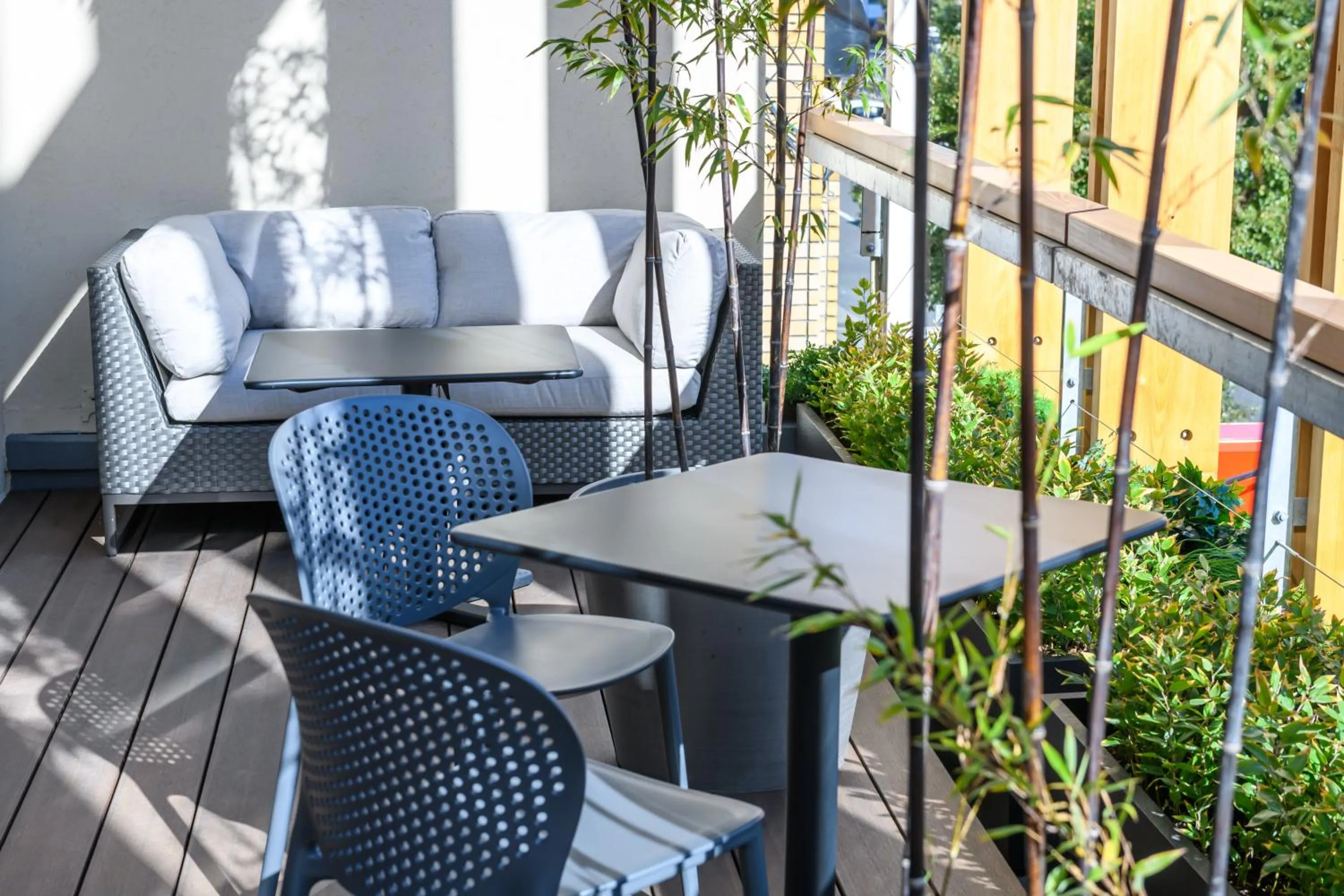 Balcony/Terrace in Hotel Sobial Namba Daikokucho