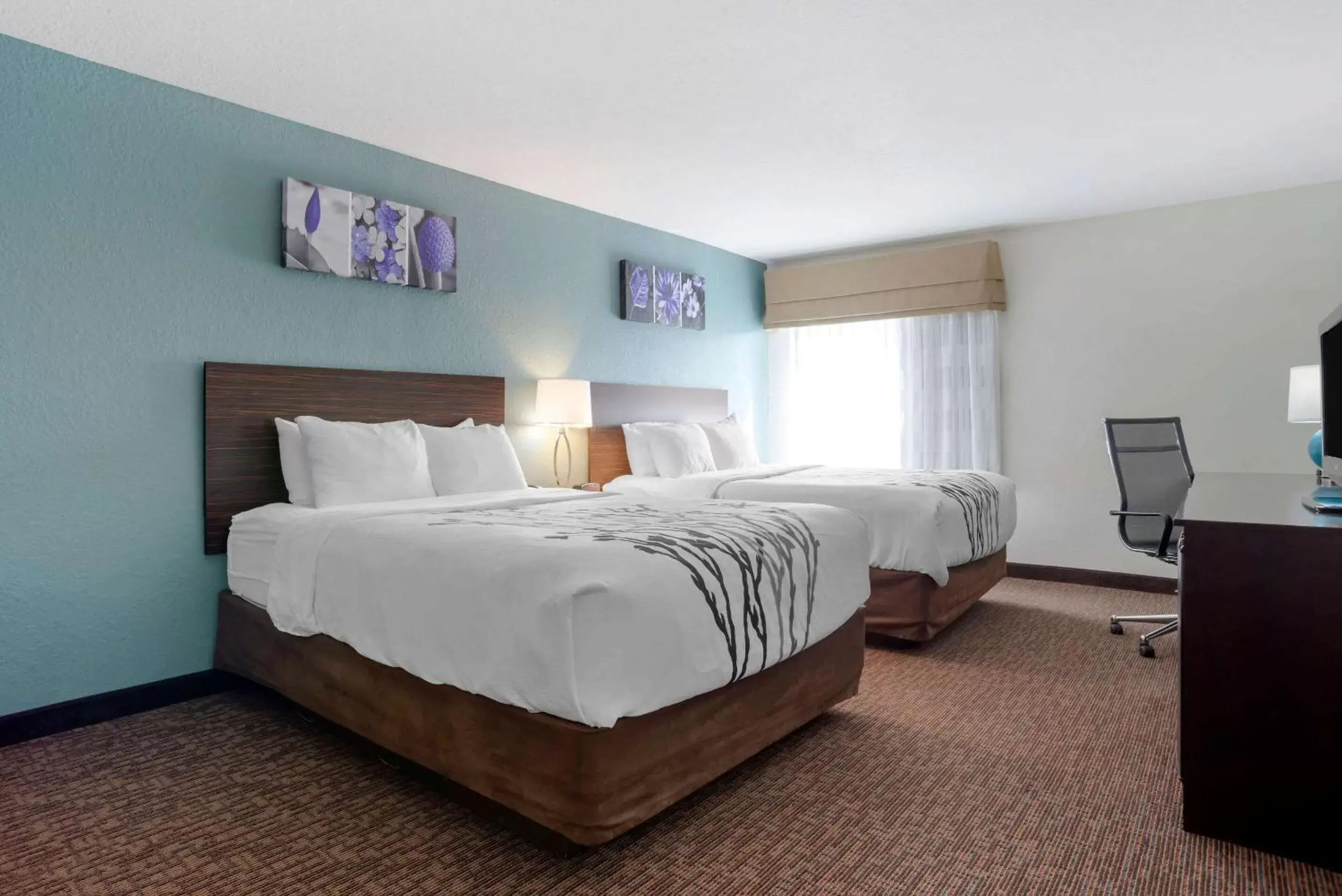 Bed in Sleep Inn & Suites Auburn Campus Area I-85