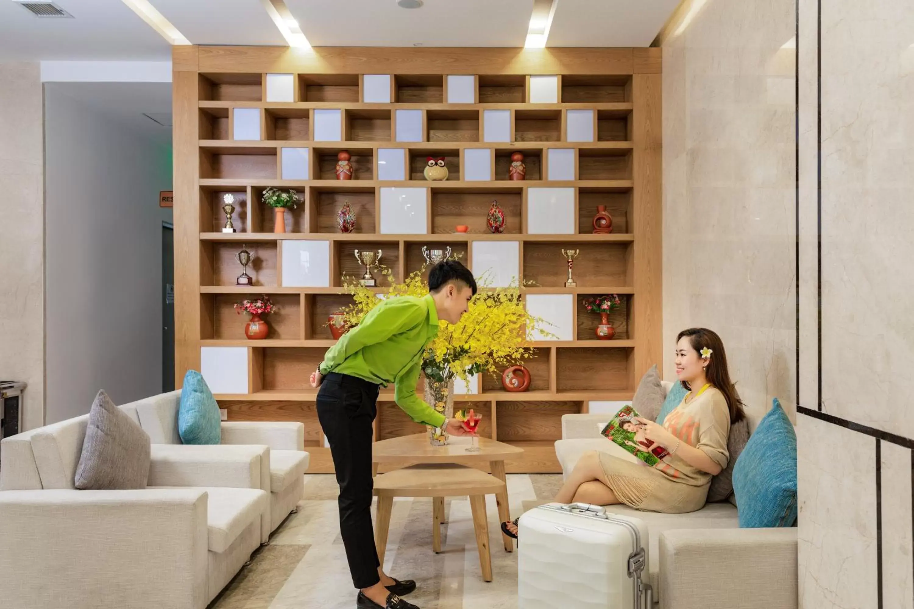 Seating area in Ale Nha Trang Hotel