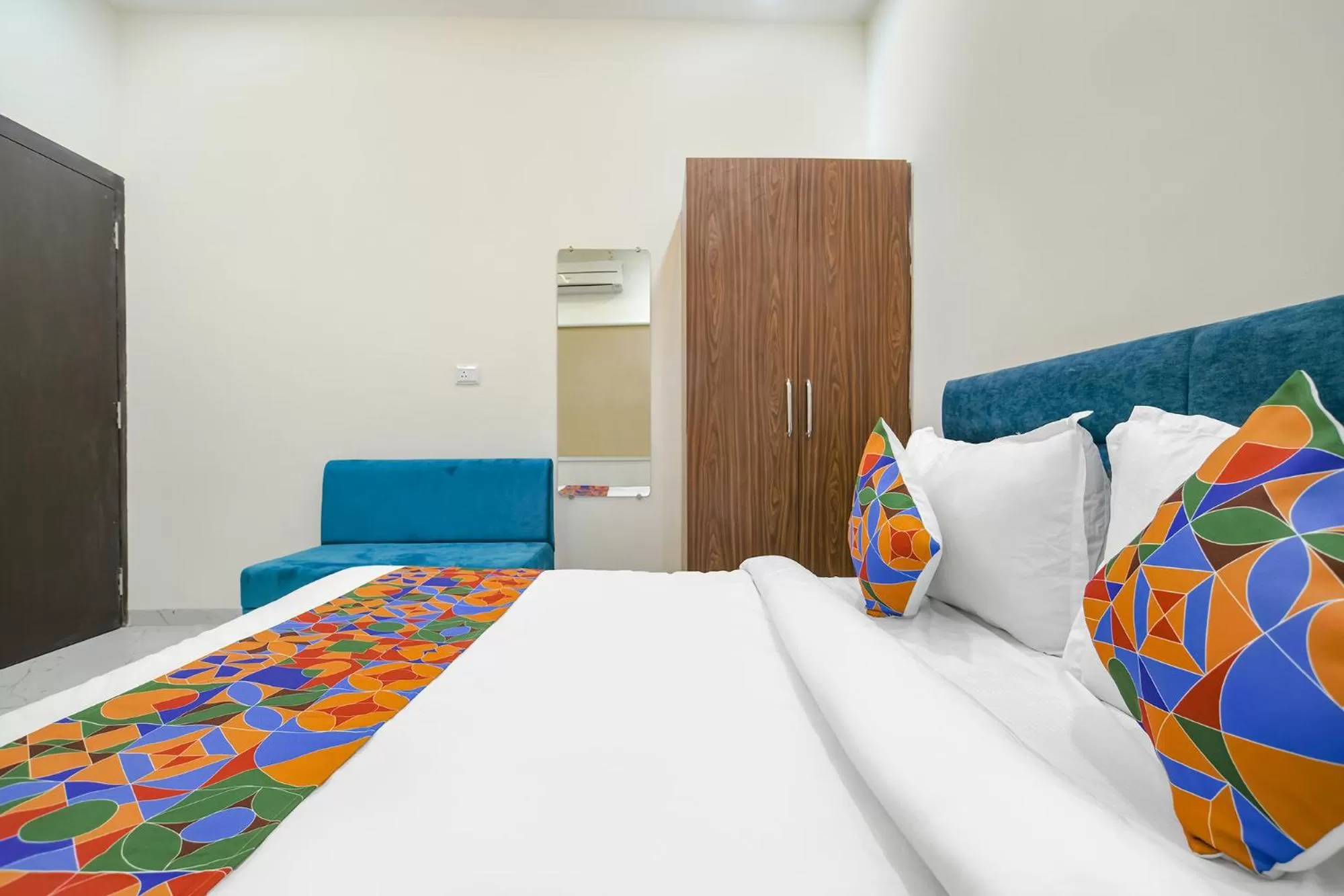 Bed in FabHotel Ramya