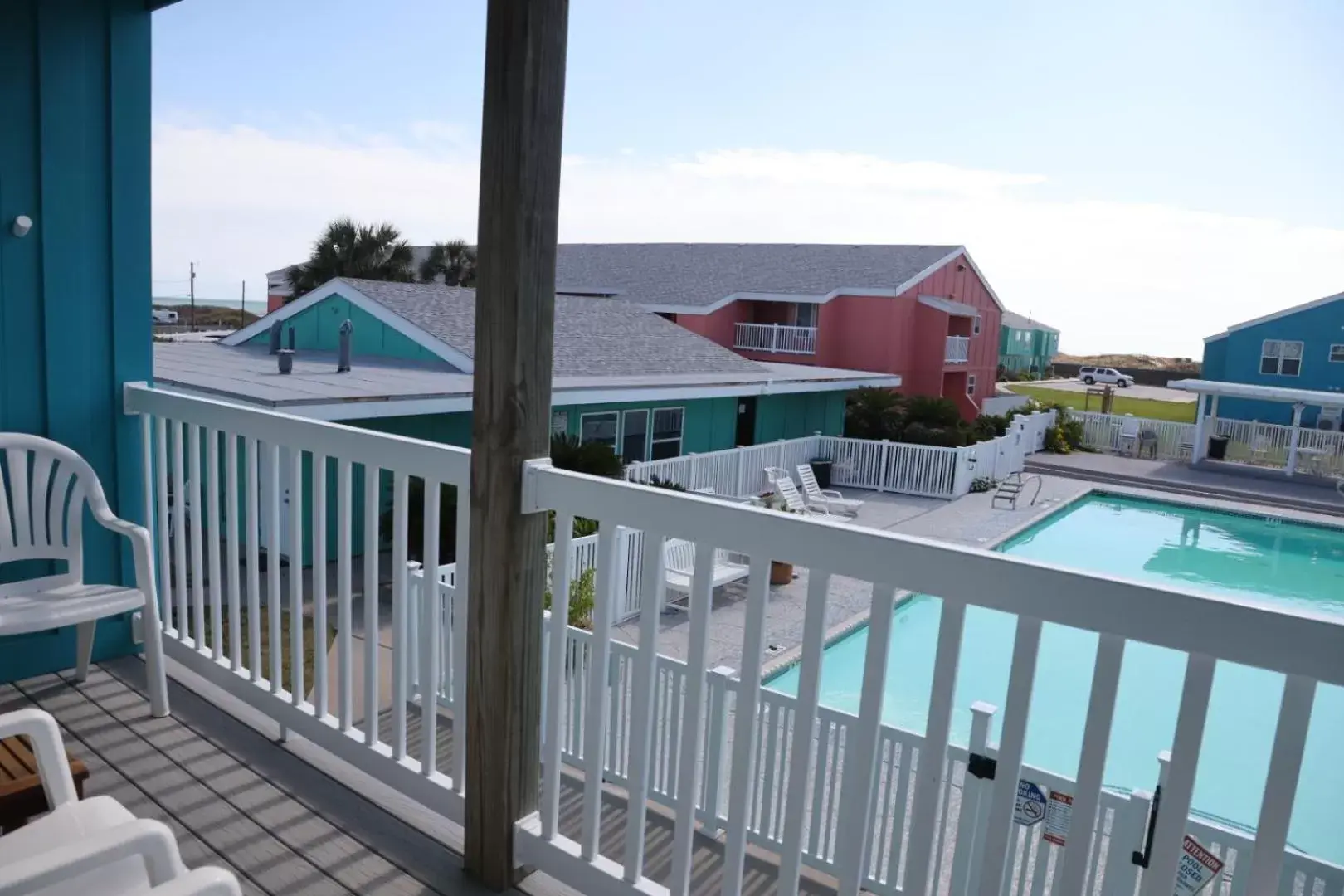 Pool View in Executive Keys Condominiums on the Beach