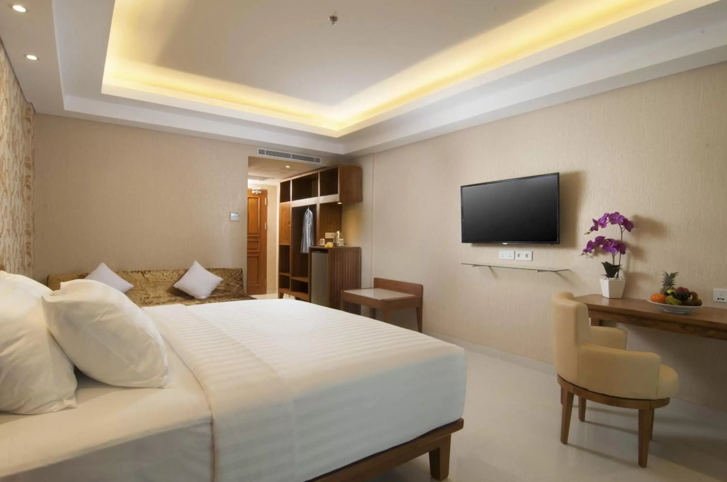 Bedroom, Bed in Sulis Beach Hotel & Spa