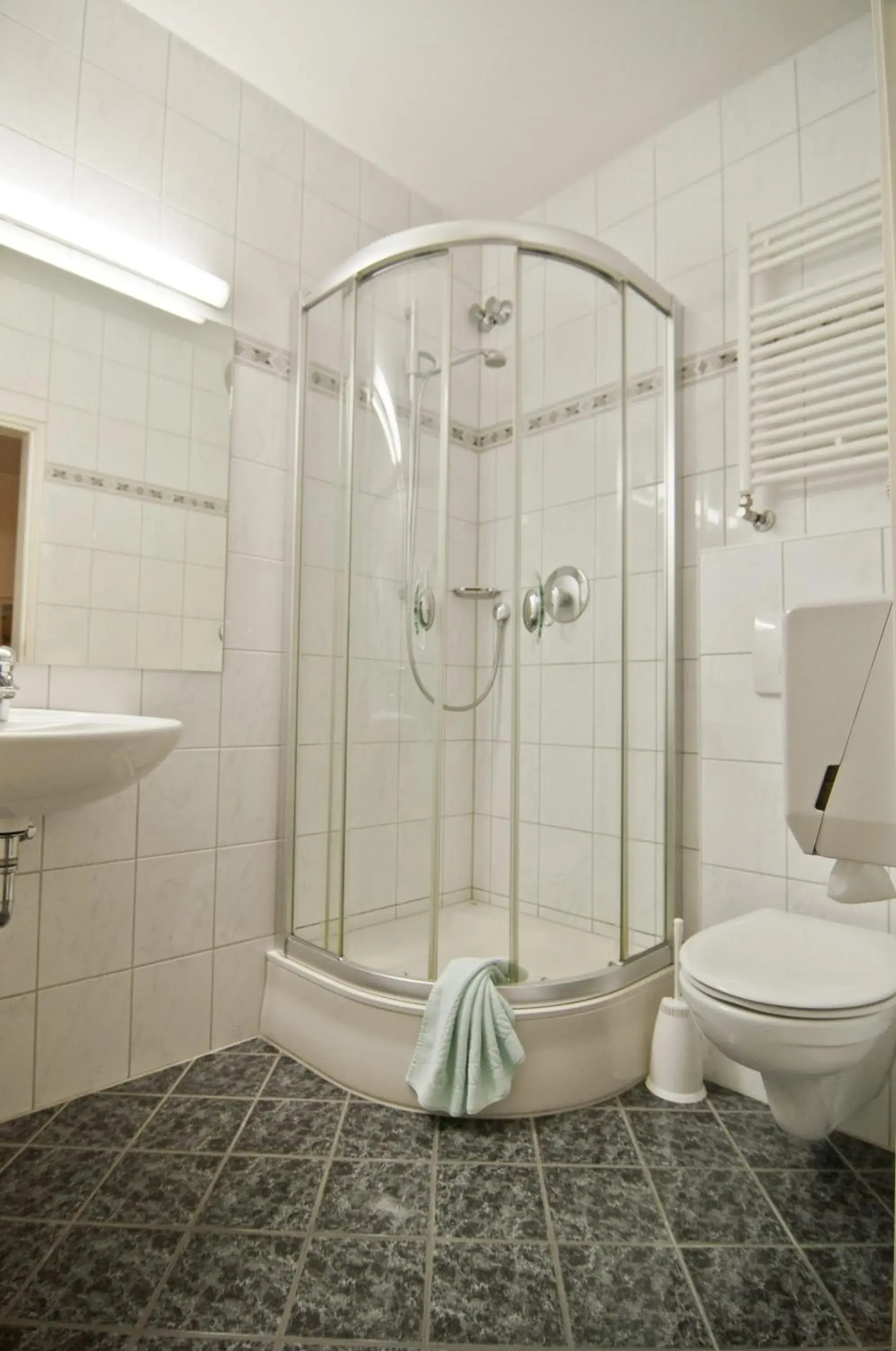 Shower, Bathroom in Hotel Hansa