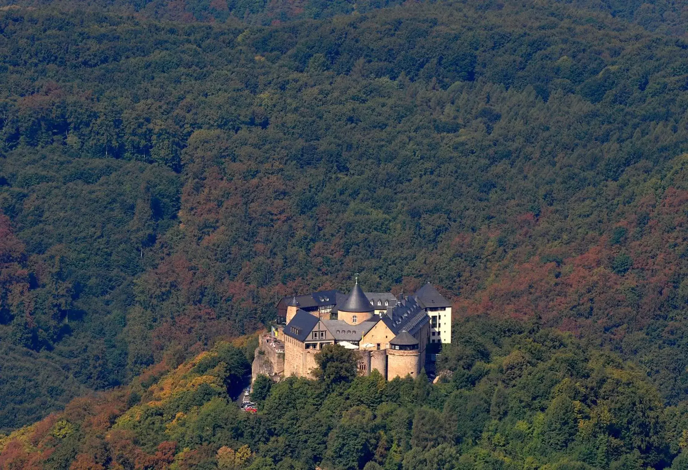 Bird's eye view in Hotel Schloss Waldeck