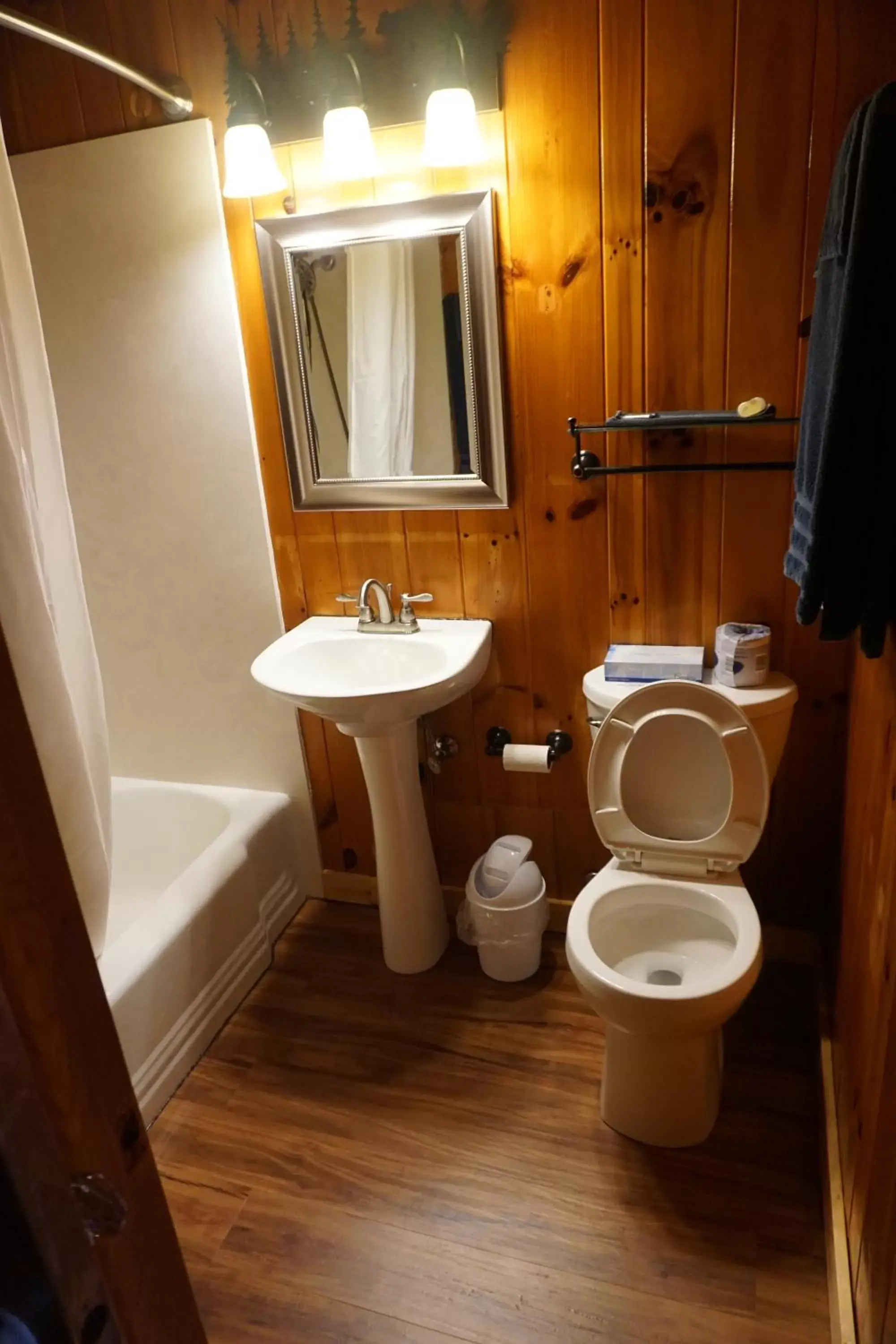 Bathroom in Marshall's Creek Rest Motel