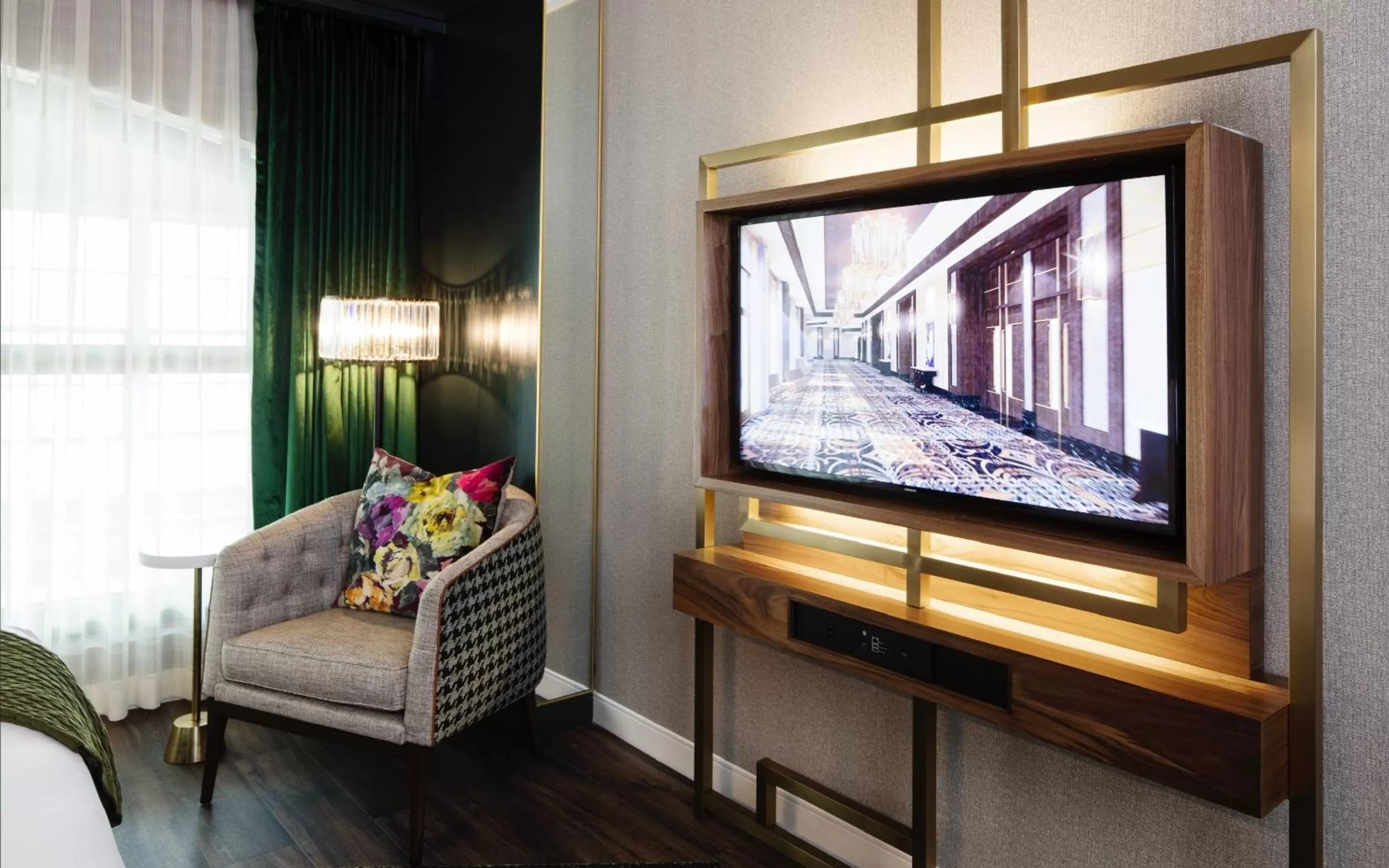 Photo of the whole room, TV/Entertainment Center in MGM Springfield