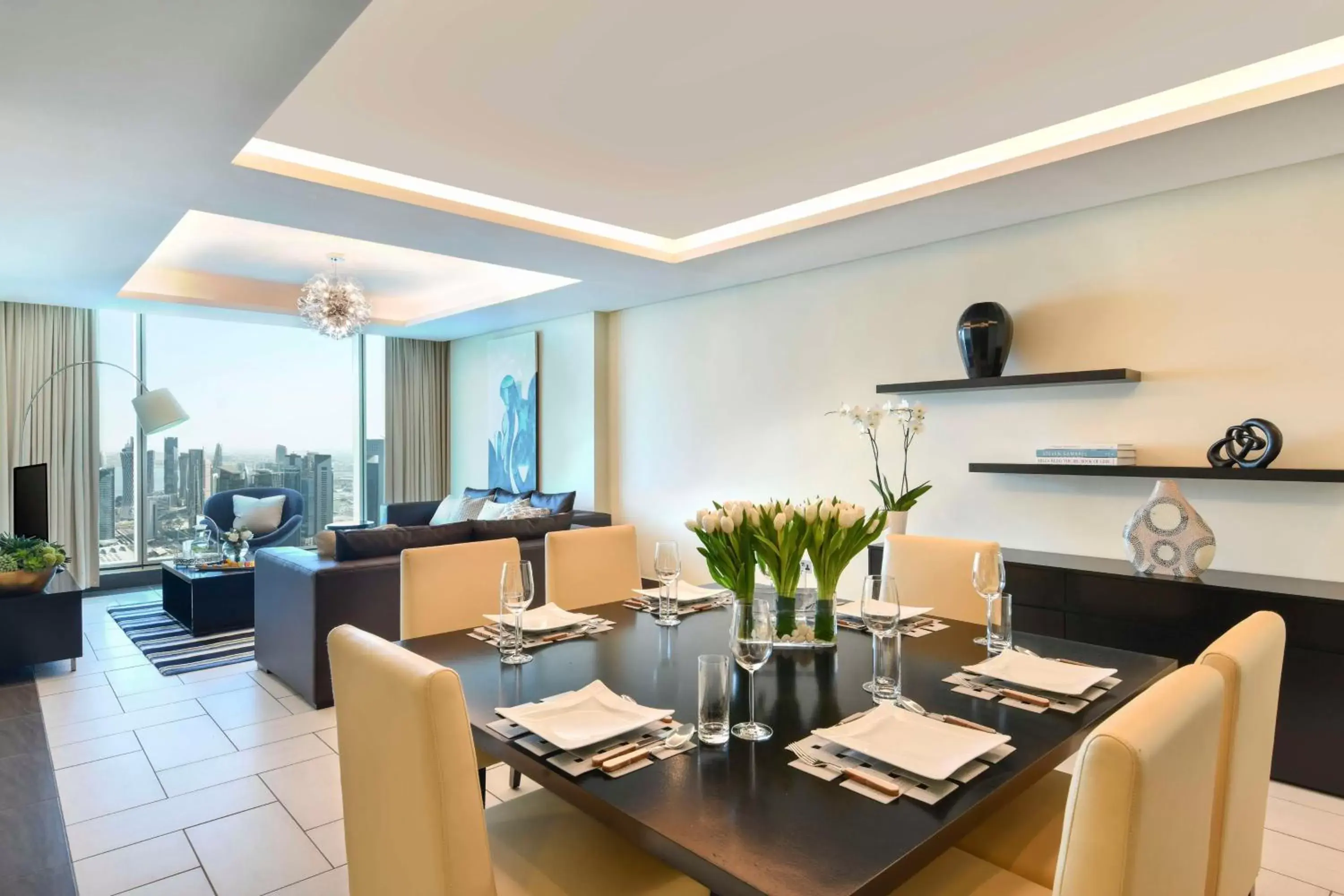 Photo of the whole room, Restaurant/Places to Eat in Kempinski Residences & Suites, Doha