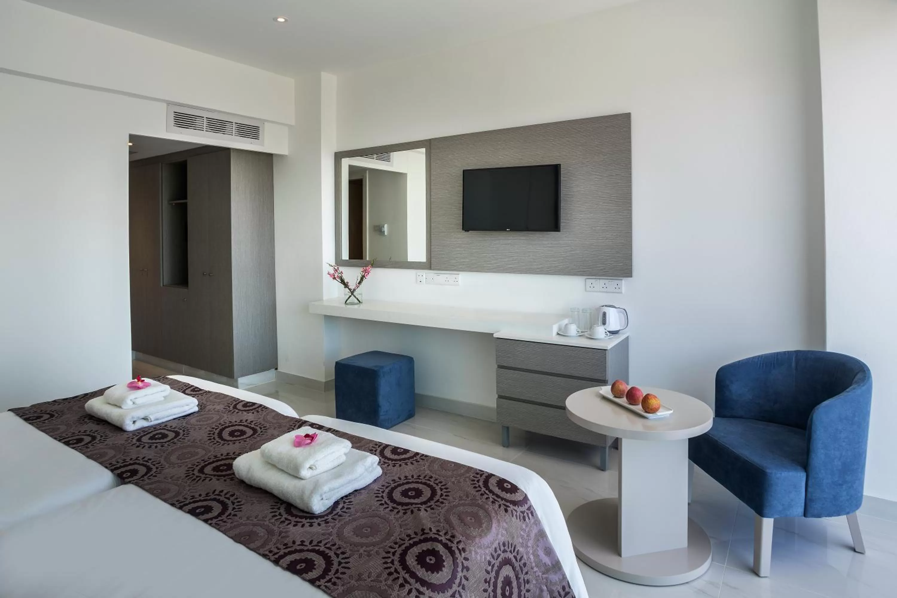 Bed in Tsokkos Protaras Beach Hotel