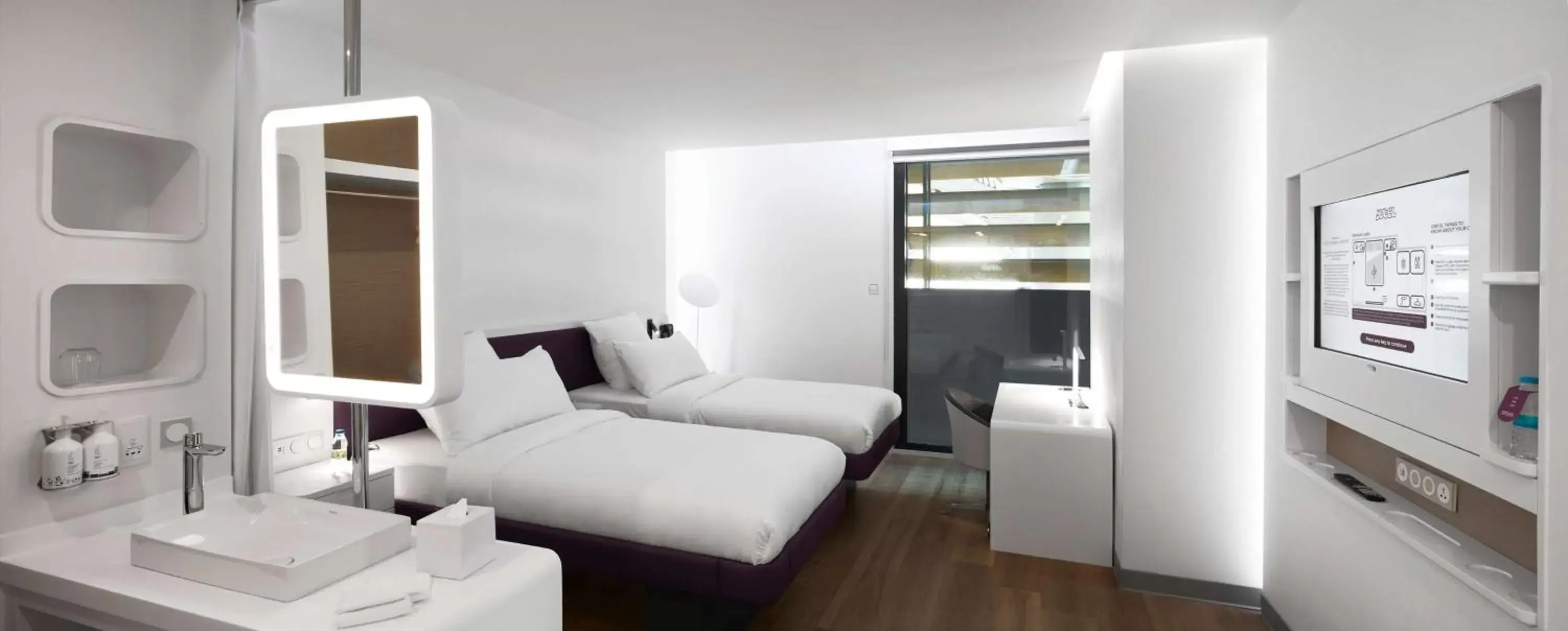 Deluxe Twin Room in YOTELAIR Istanbul Airport, Duty free - International Transit area Deluxe Twin Room in YOTELAIR Istanbul Airport, Duty free - International Transit area
