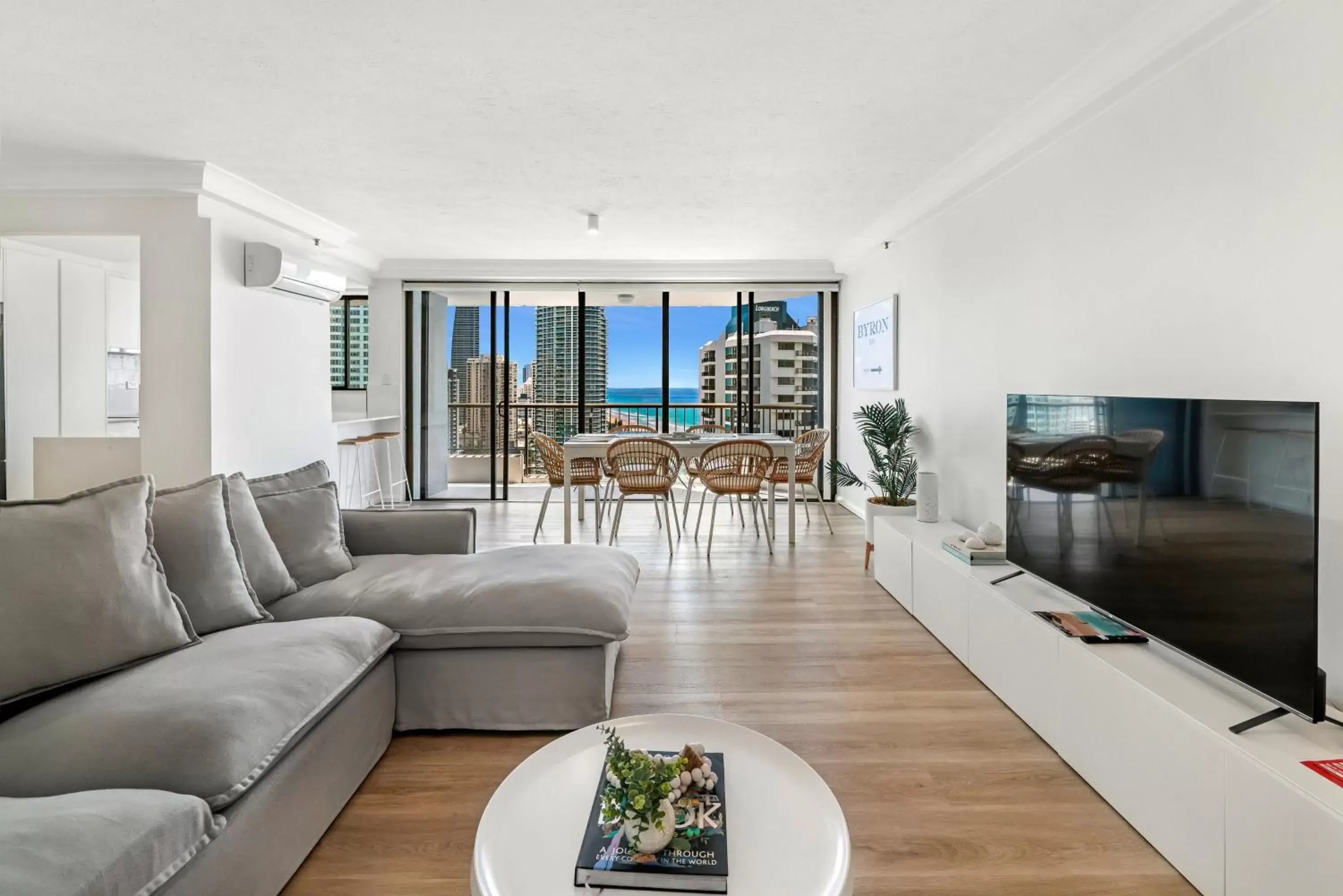 Seating Area in Surfers Century Oceanside Apartments