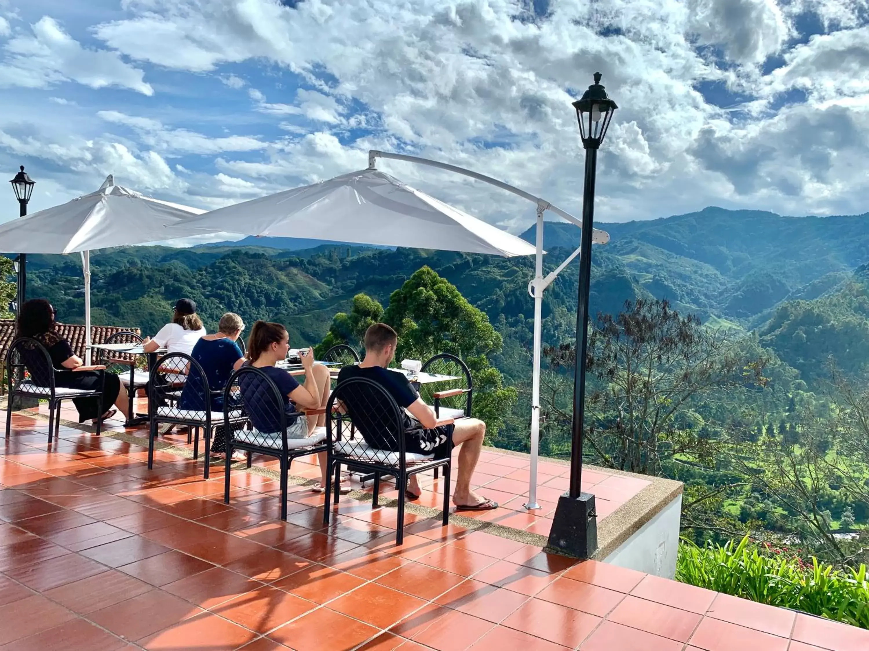 Mountain view in Hotel El Mirador del Cocora