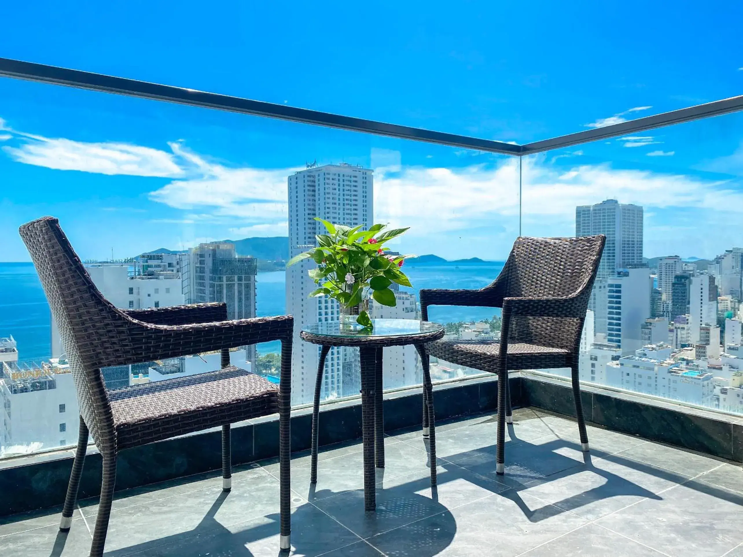 Balcony/Terrace in Virgo Hotel