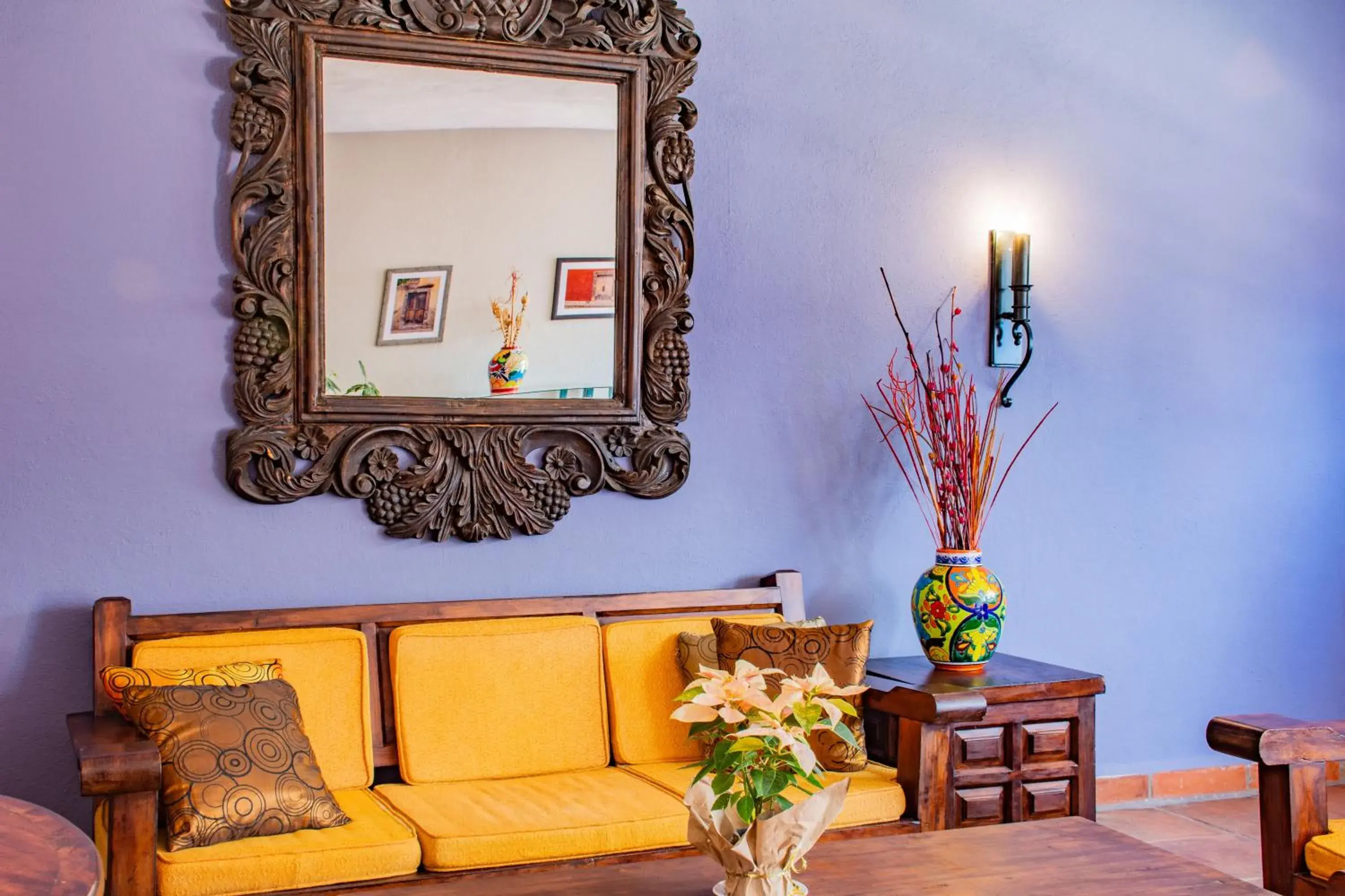 Decorative detail, Seating Area in Hotel Casa Santamar