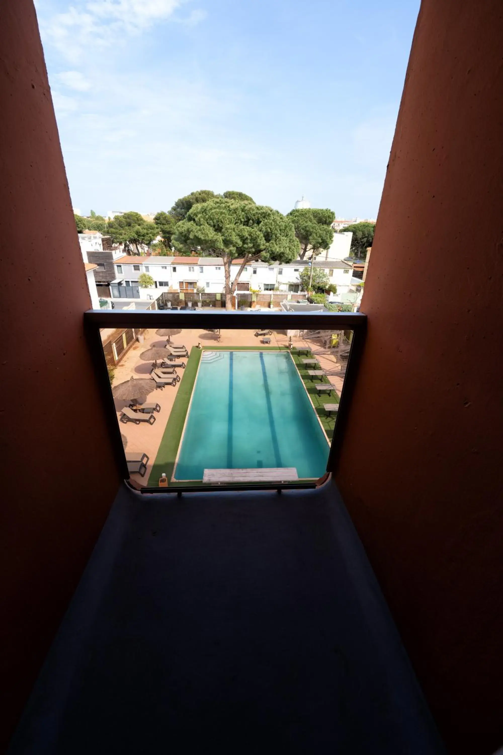 Pool View in Hotel Aquarius