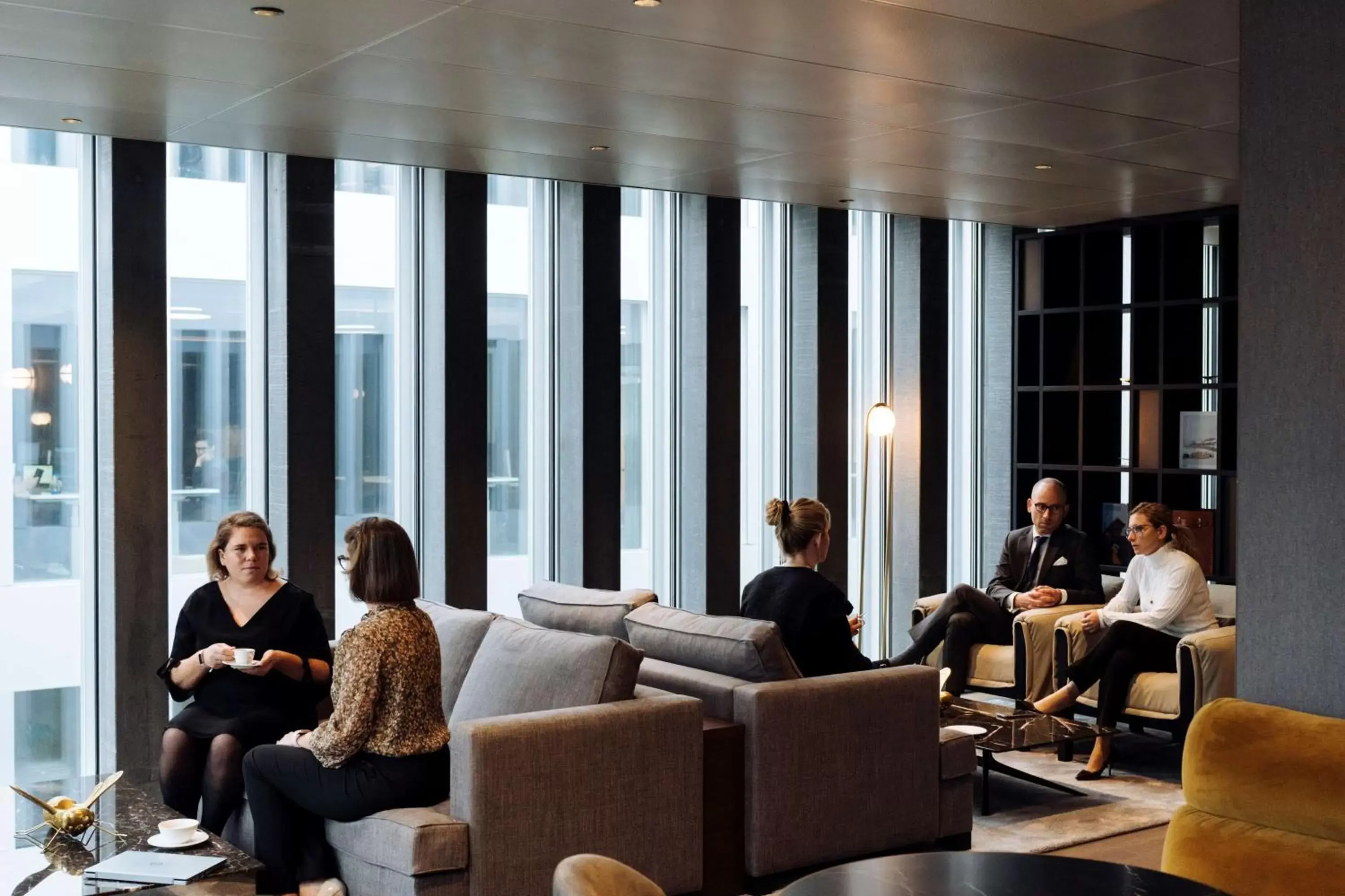 People in Hyatt Regency Zurich Airport Circle