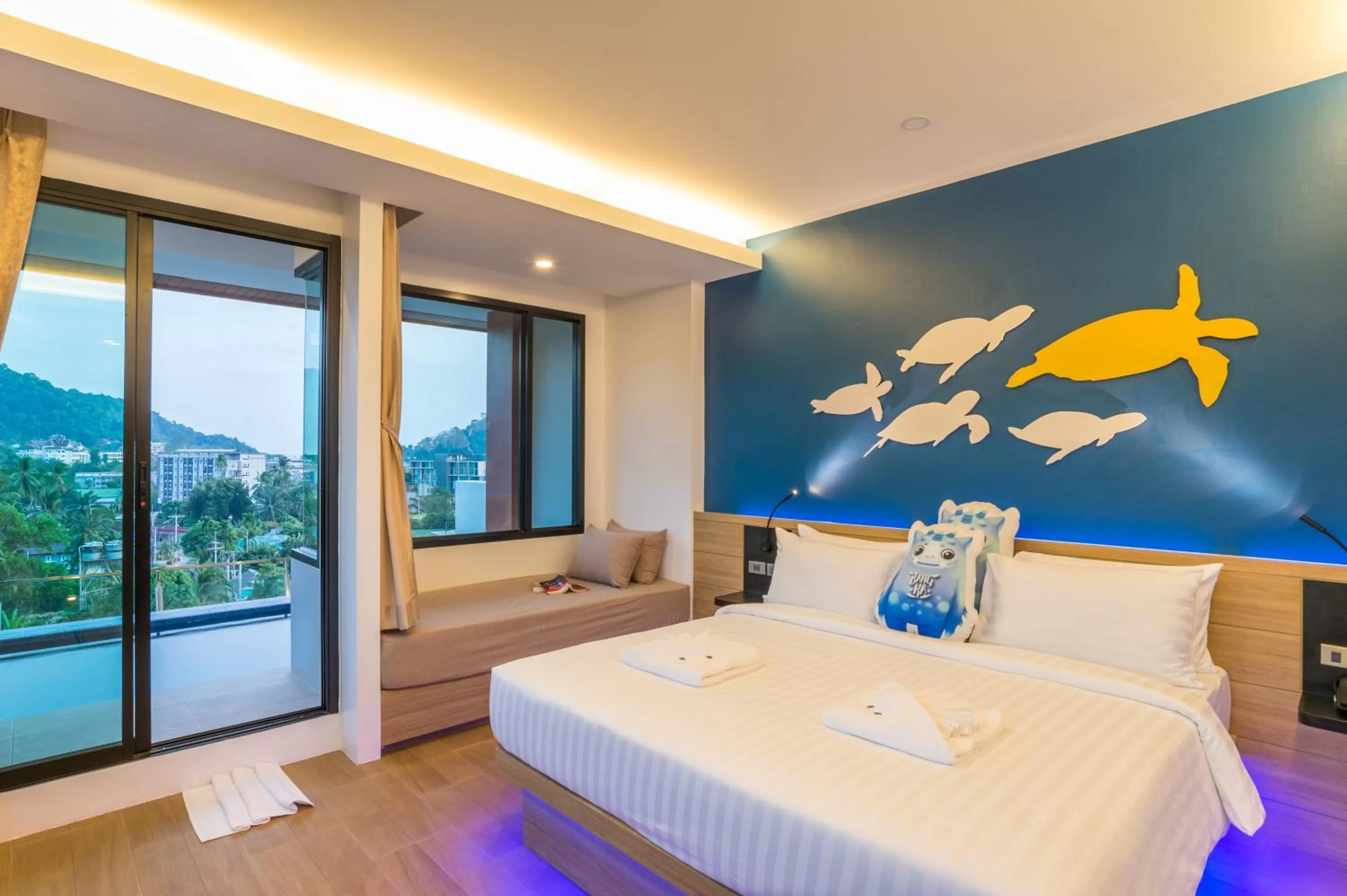 Bed in Anda Sea Tales Resort-SHA Plus
