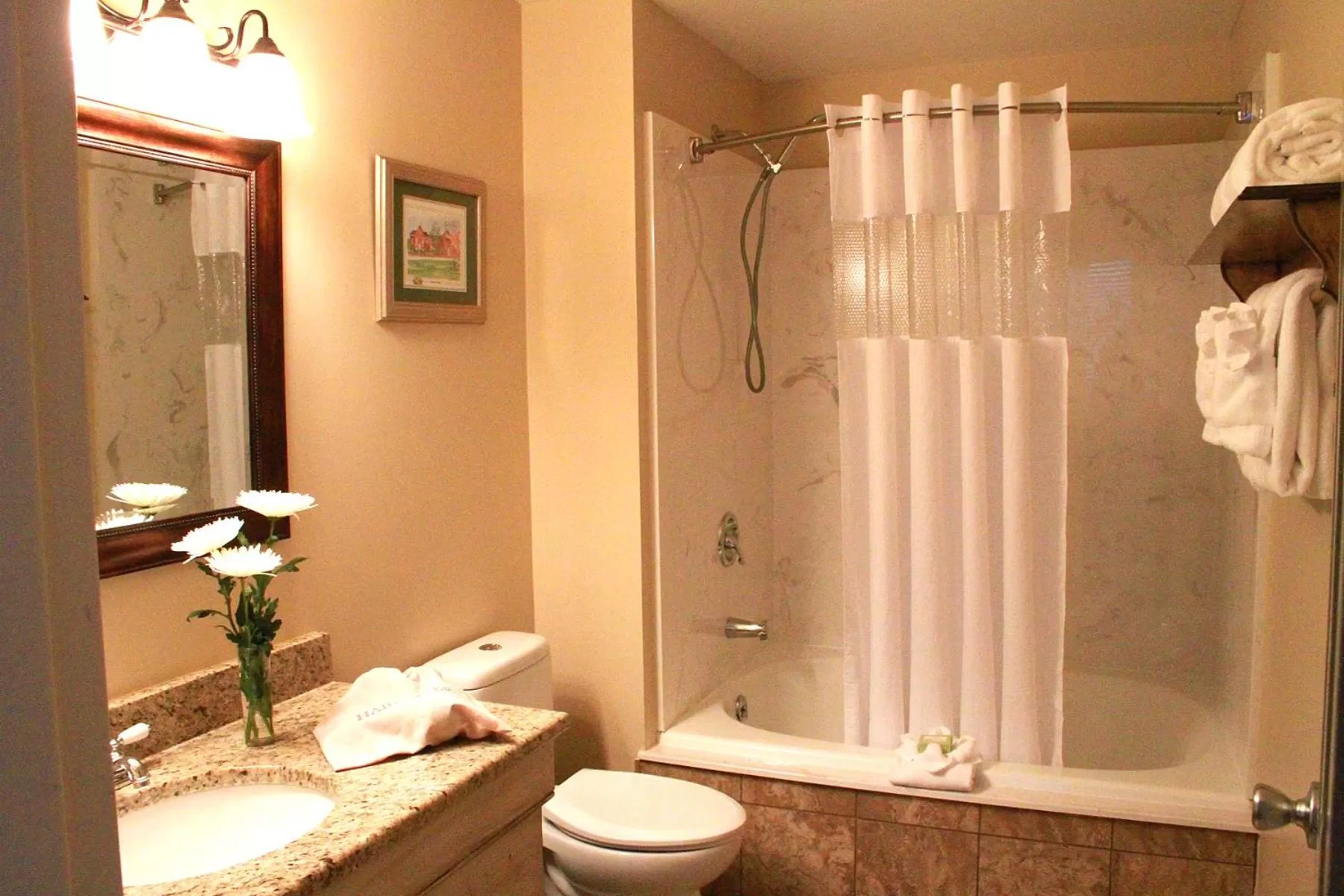 Bathroom in The Historic Brookstown Inn, Trademark Collection by Wyndham
