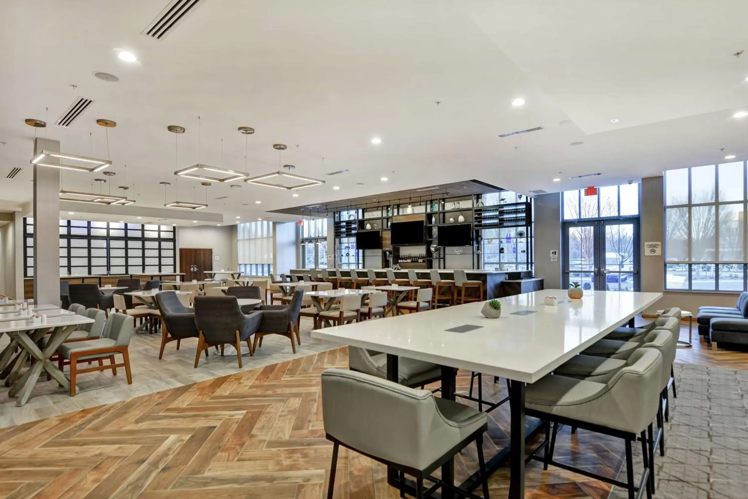 Lobby or reception, Restaurant/Places to Eat in Hilton Garden Inn Princeton Lawrenceville