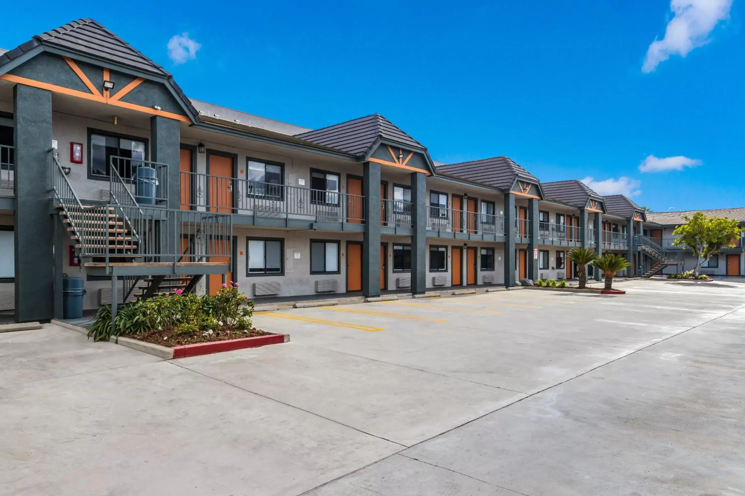 Property building in Hotel Hacienda at Ontario Ranch Property building in Hotel Hacienda at Ontario Ranch