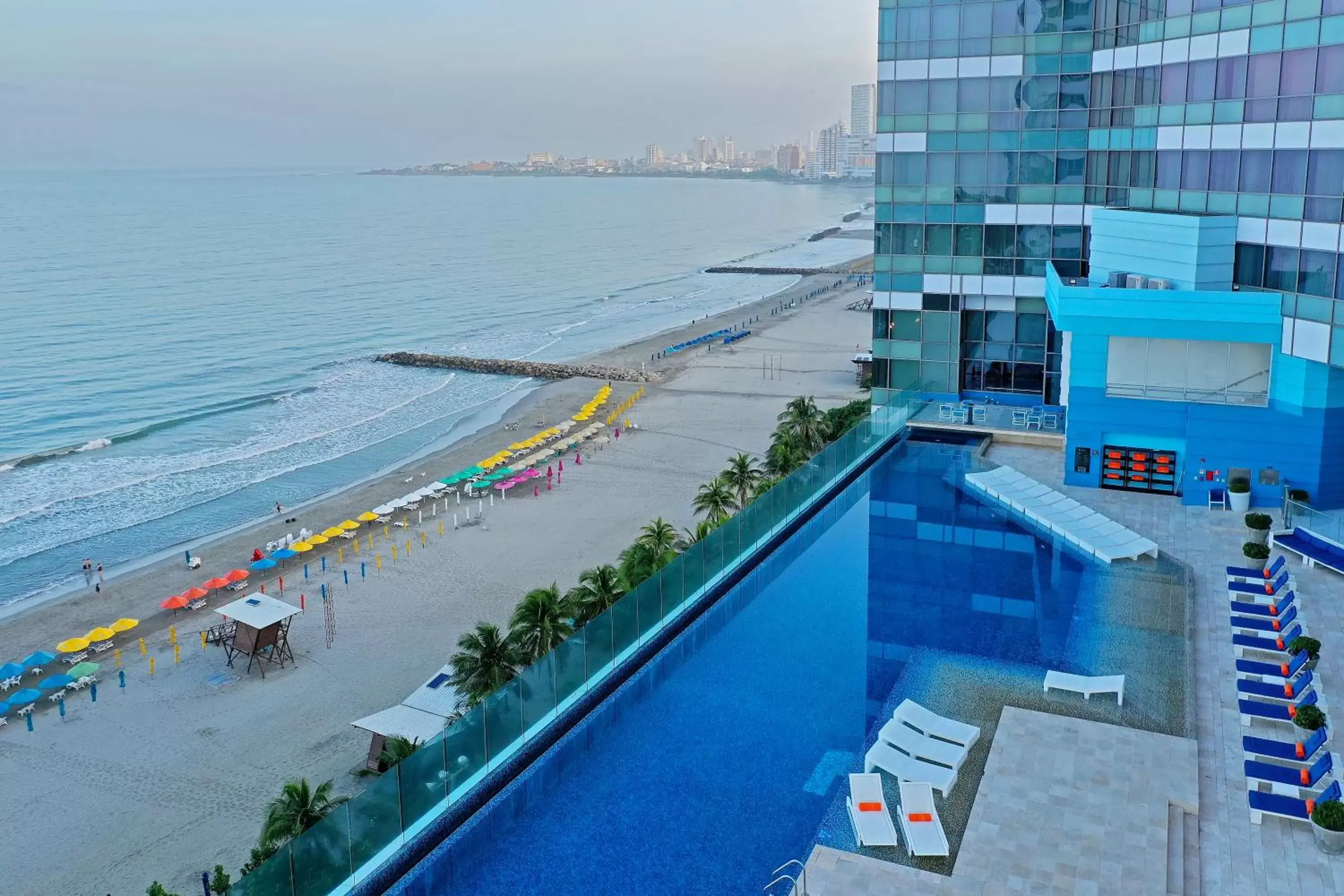 Pool view, Sea View in Hotel InterContinental Cartagena, an IHG Hotel