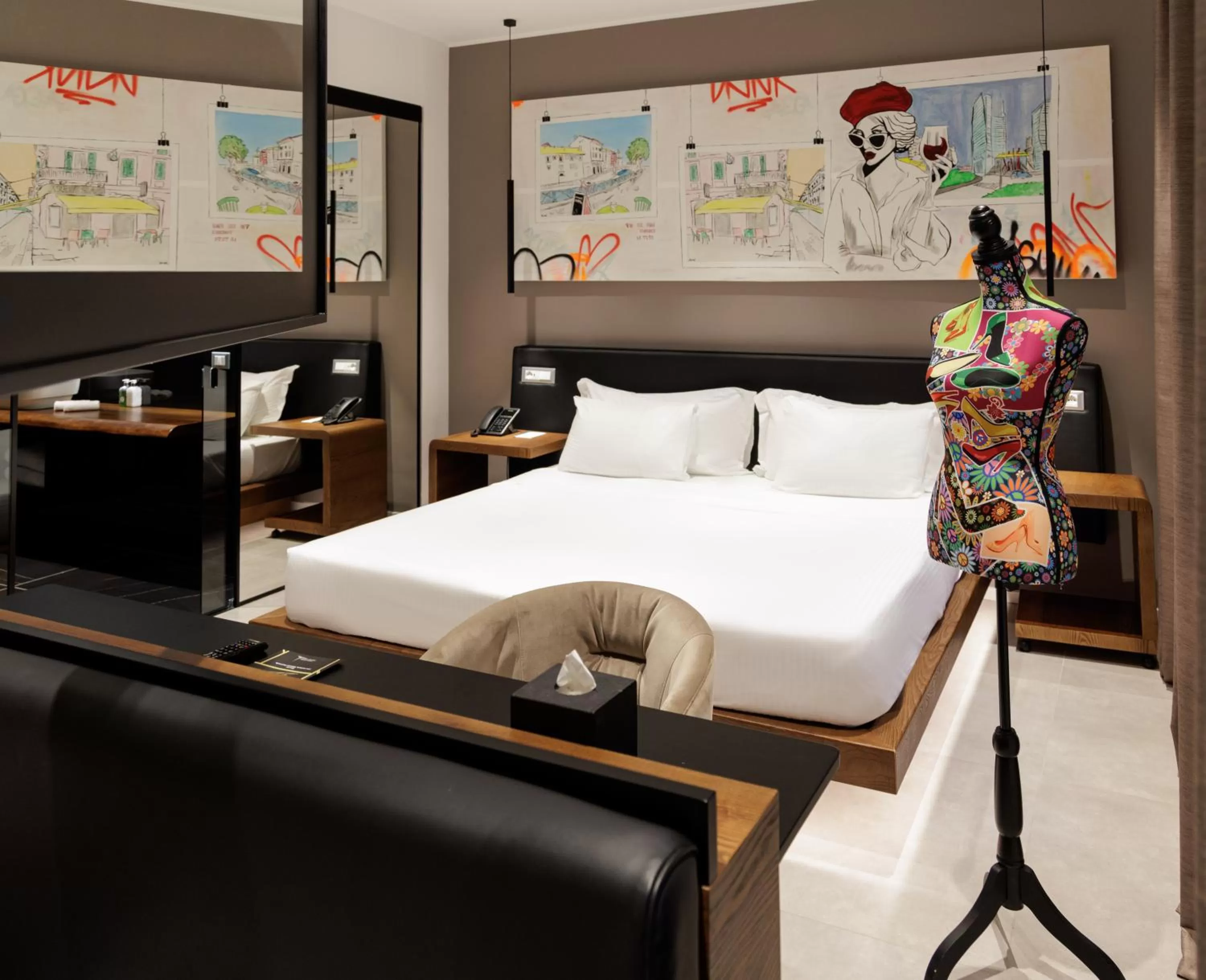 Bedroom, Bed in The Corner Duomo Hotel