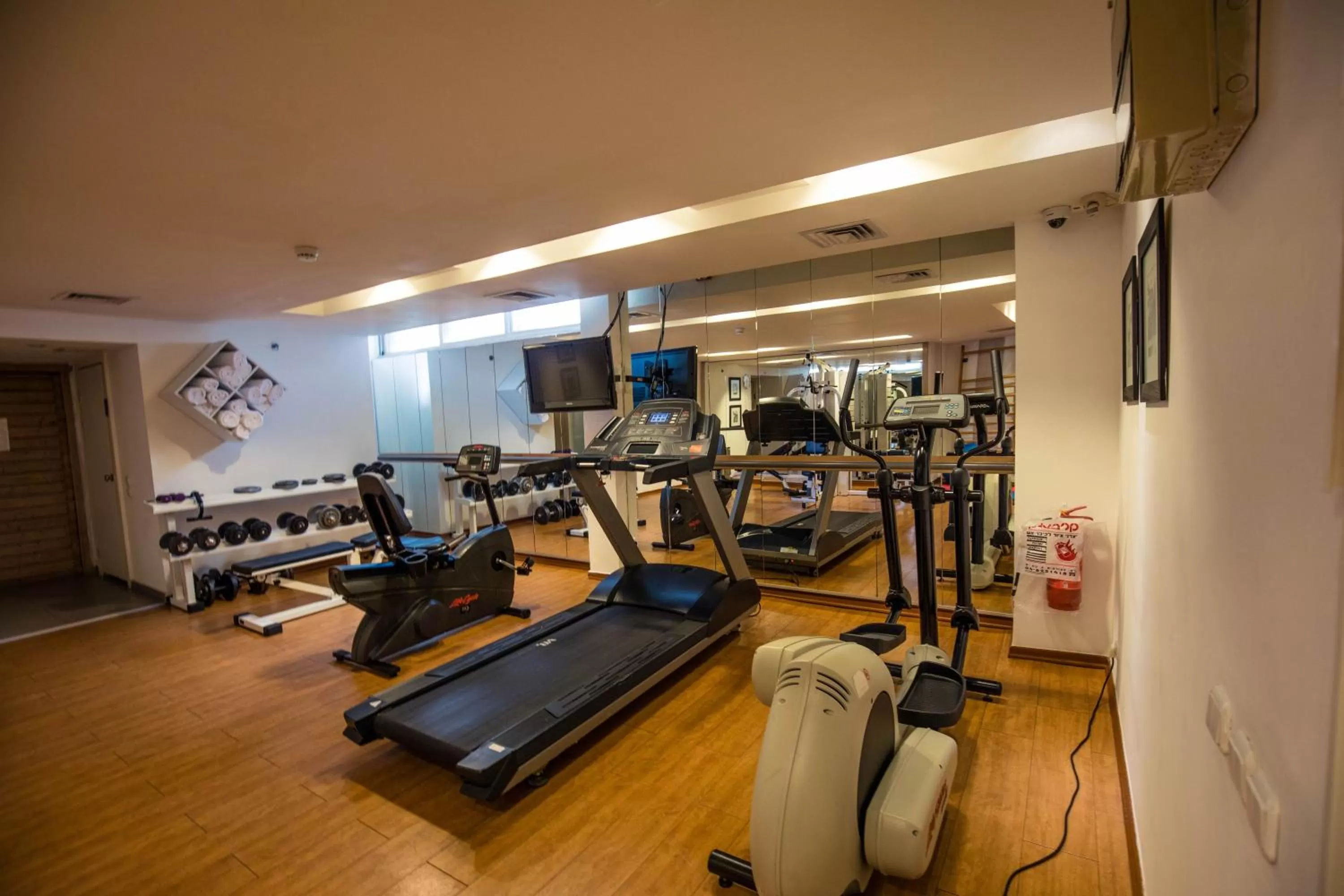 Fitness Center/Facilities in Sea view apartment suite