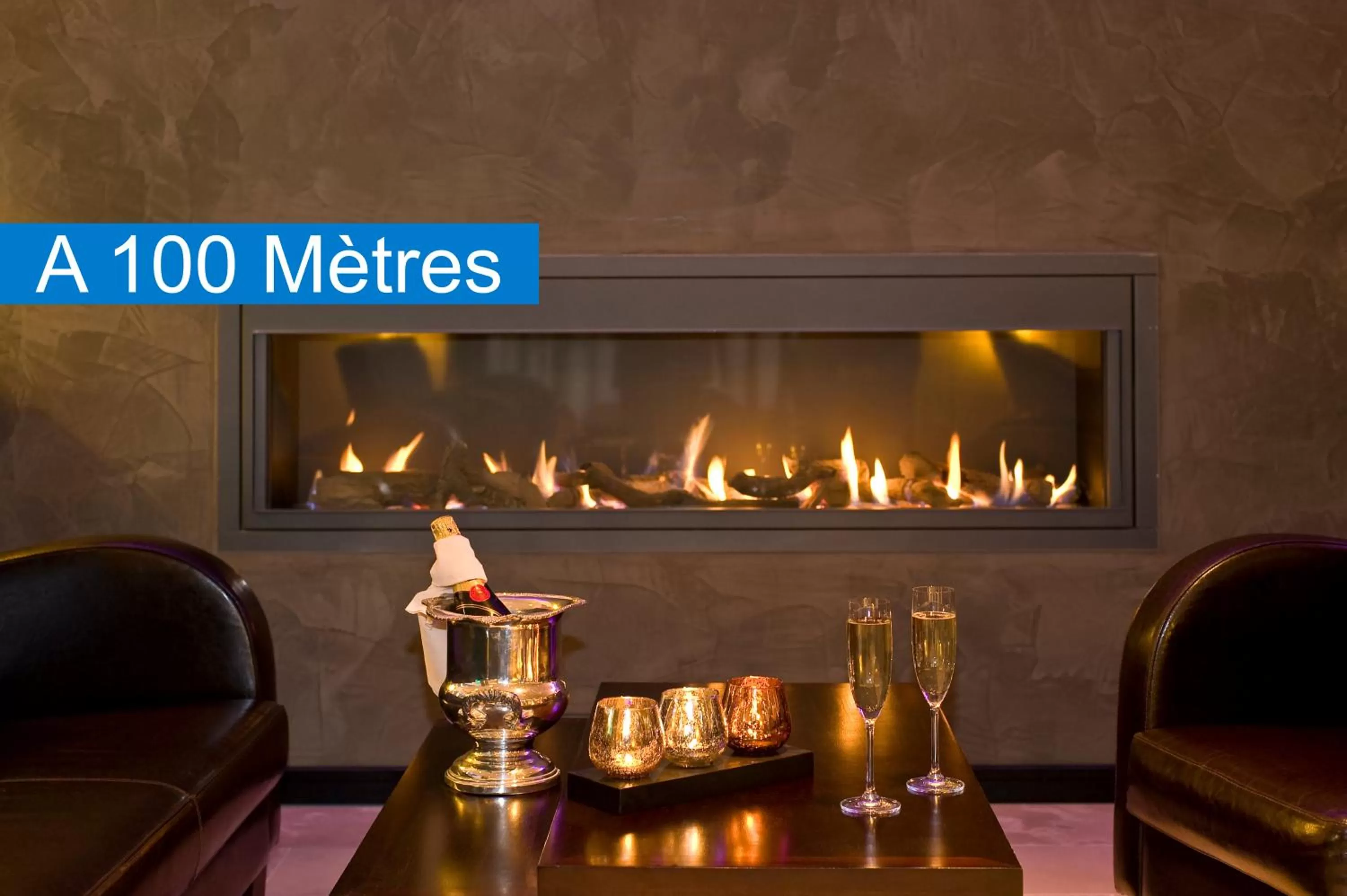 Lounge or bar in Résidence des Châteaux