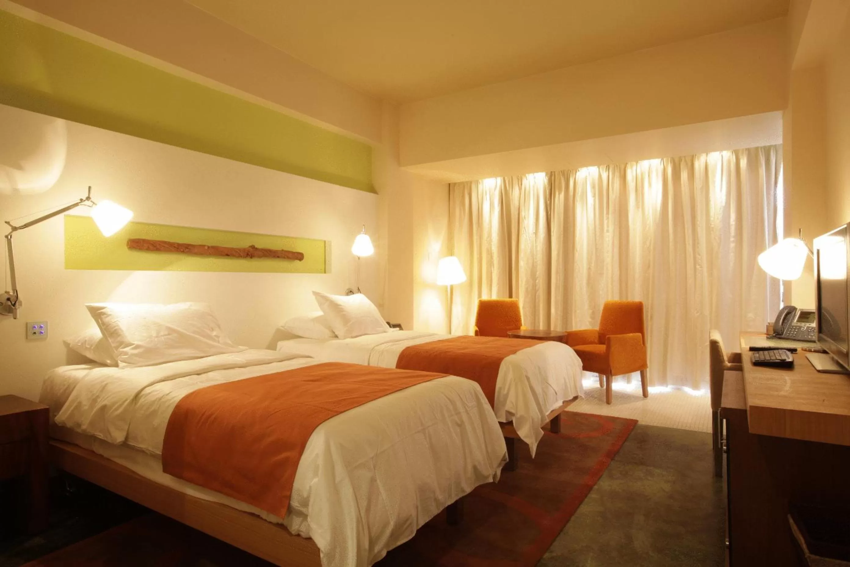 Bed in E-Hotel Larnaca Resort & Spa