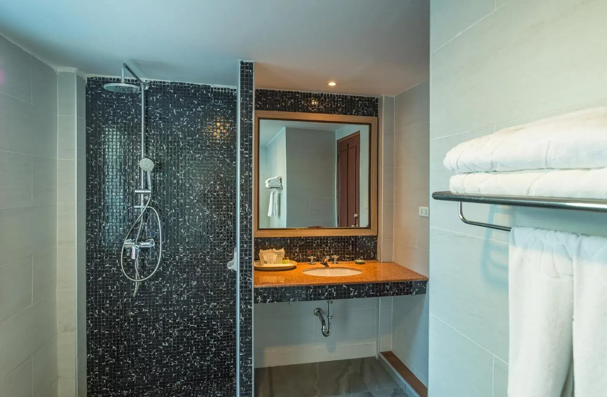 Shower, Bathroom in Lanta Sand Resort & Spa