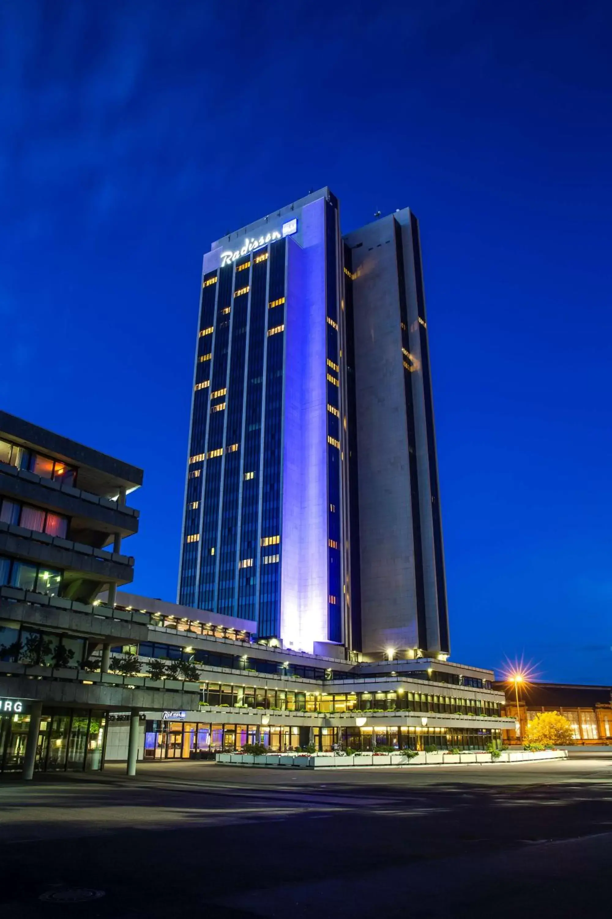 Property Building in Radisson Blu Hotel, Hamburg