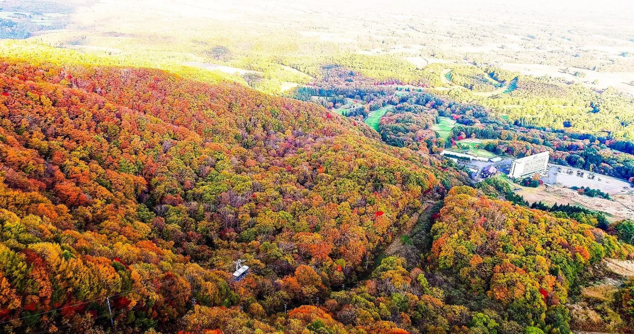 Day, Bird's-eye View in Shizukuishi Prince Hotel