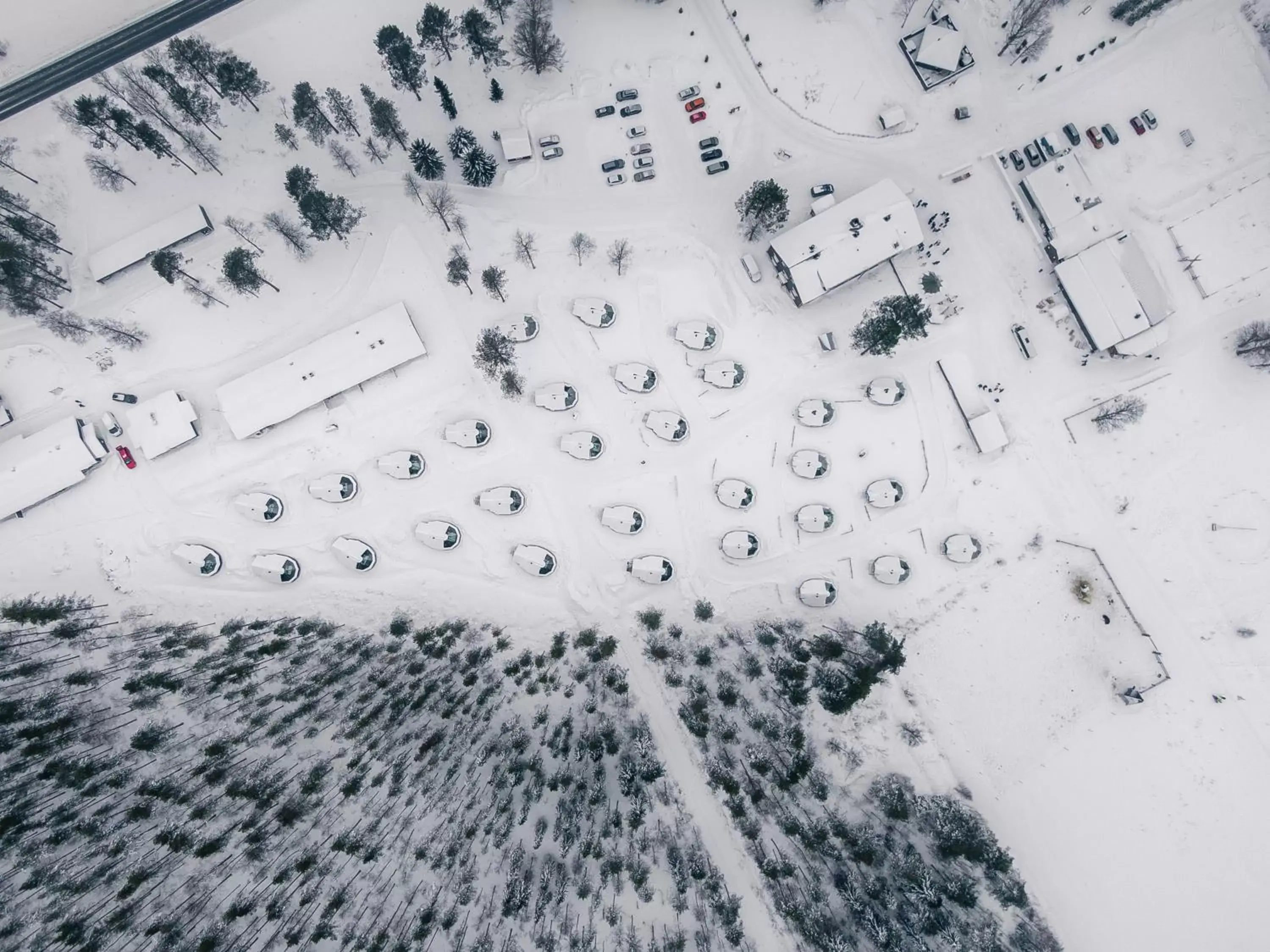 Garden, Bird's-eye View in Apukka Resort